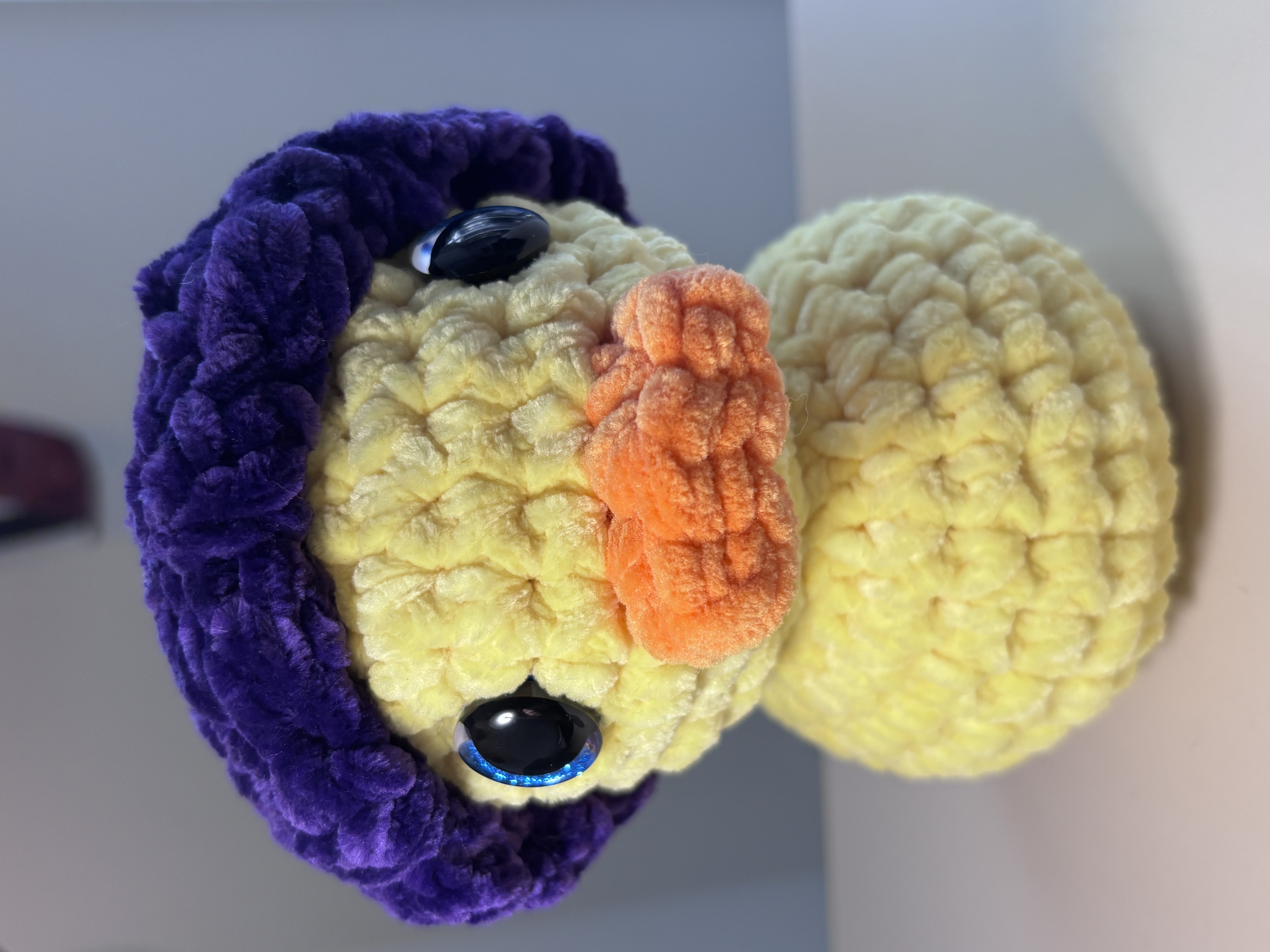 Pluche gehaakte badeend