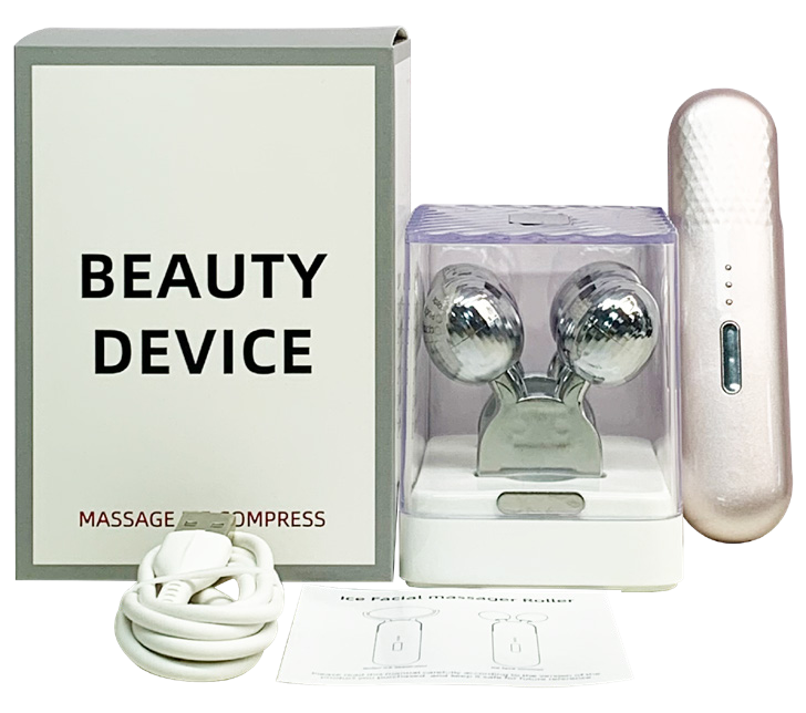 1622 Ice cooling facial massage roller