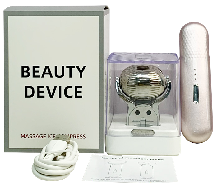 1621 Ice cooling facial massage roller