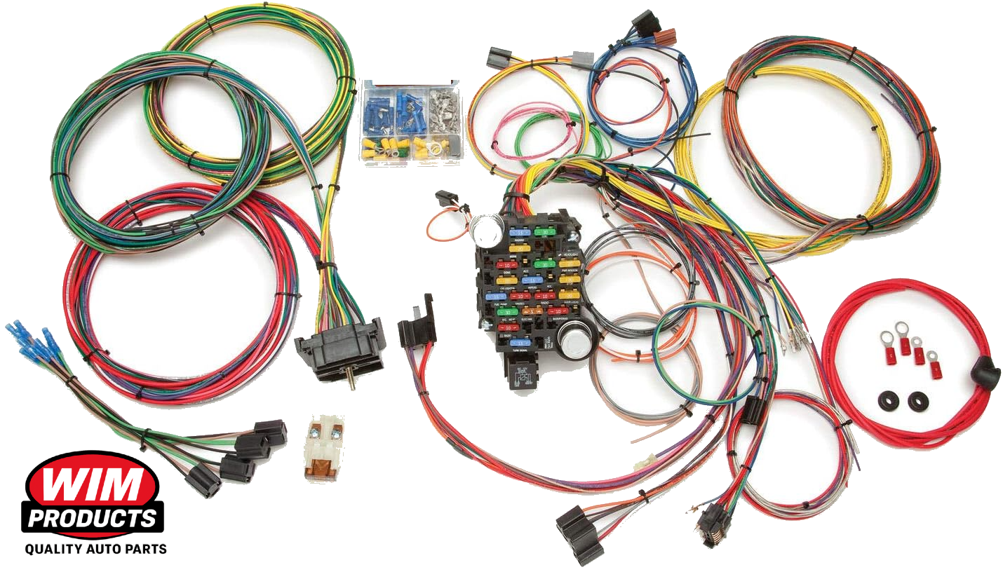 Universal Automotive Wiring Harness Kit - 28 Circuits, Regular
