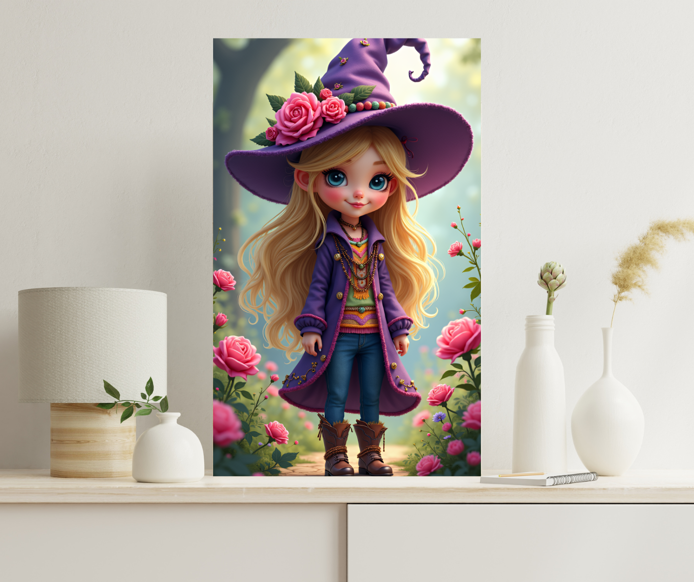 Whimsical Witch Clipart Set - Witch Illustrations, halloween images, halloween clipart, witch images