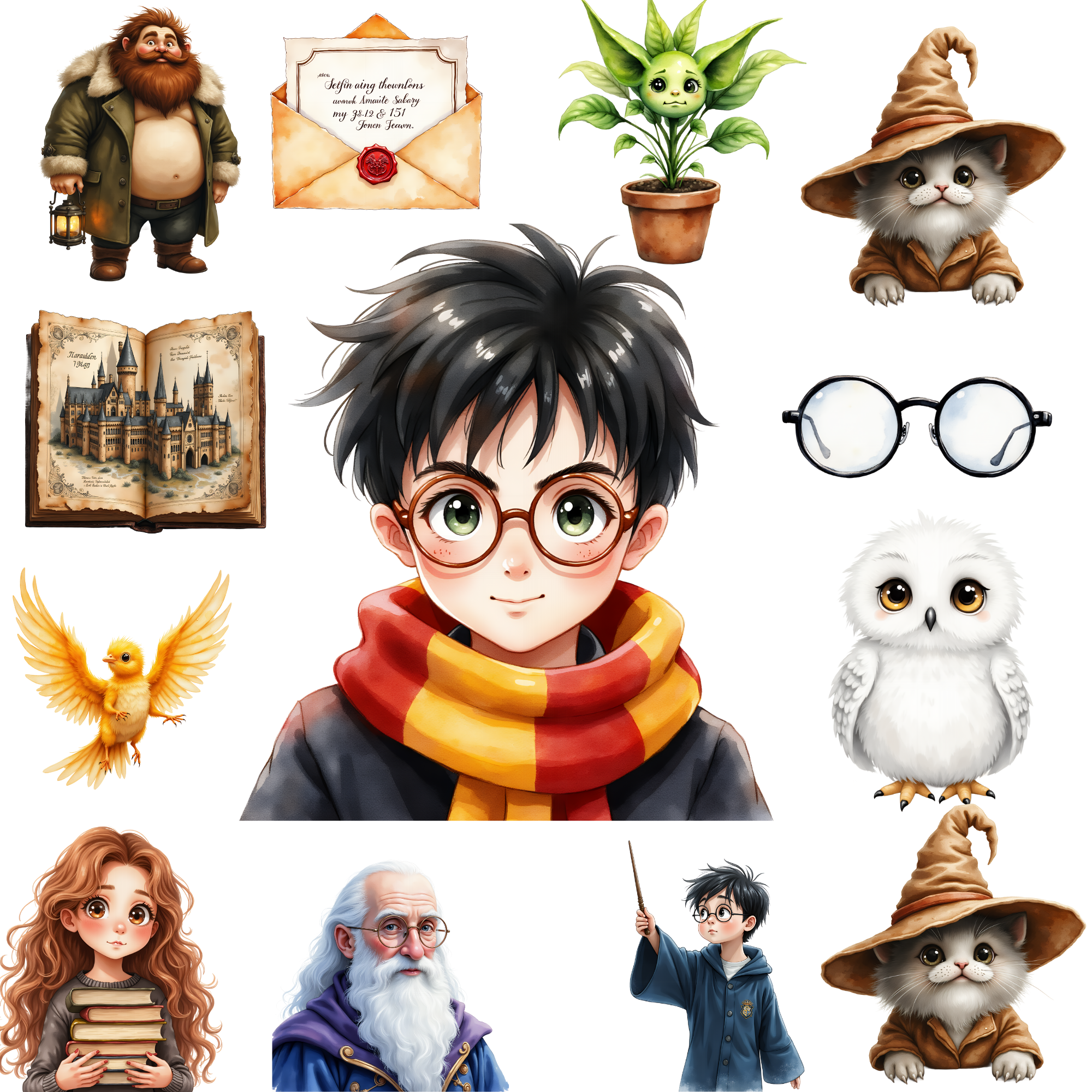 Harry Potter Clipart 2 Bundle, Harry potter clipart