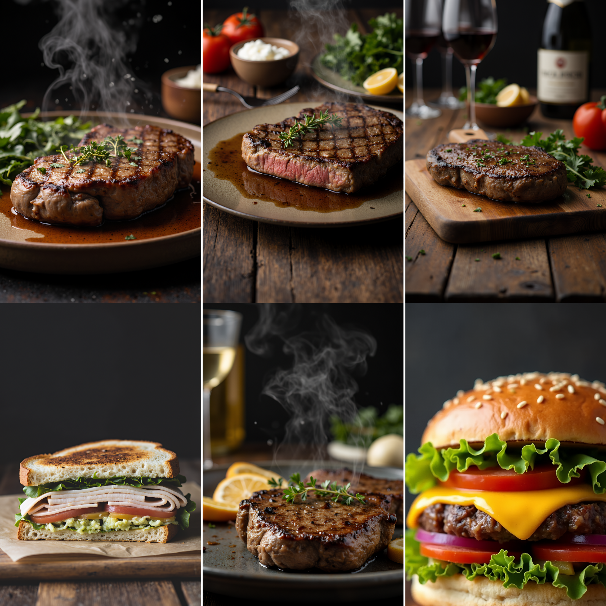 Realistic Foods, Food Photography Bundle, burgers images, quesadilla images, pizza images