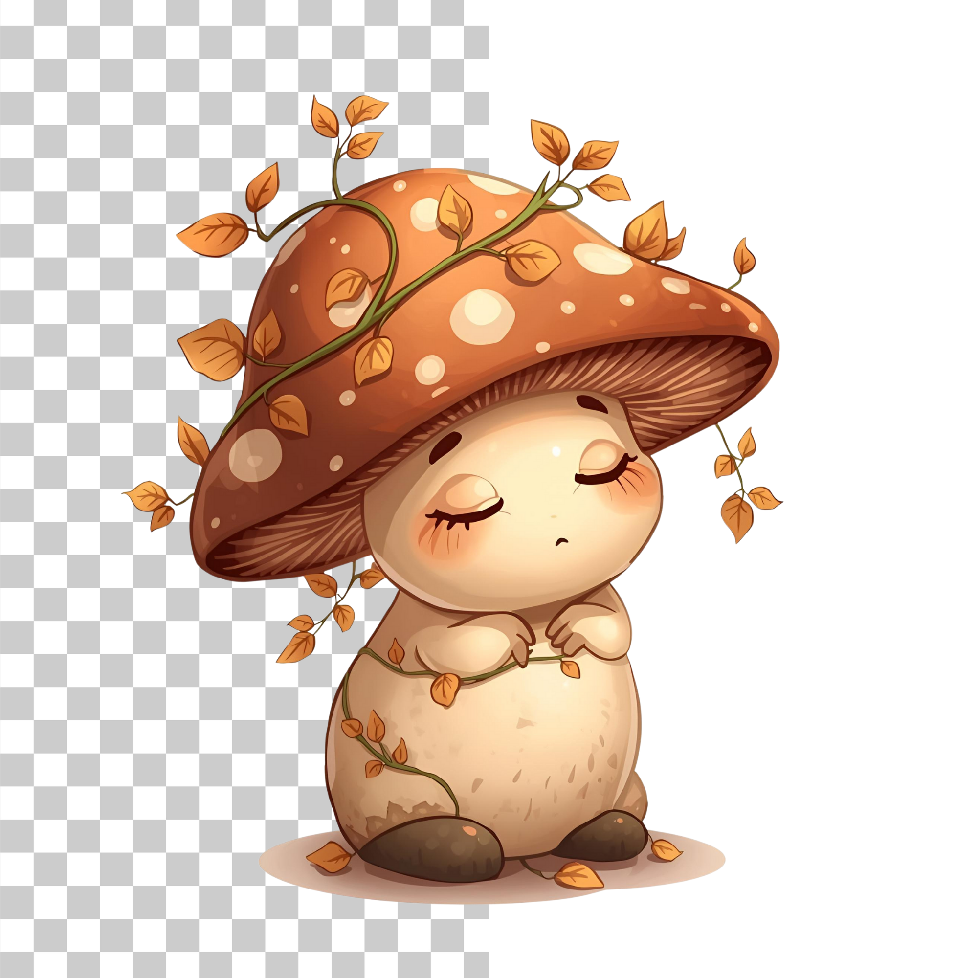 FREE Autumn Clipart Bundle | 16 Cute Woodland Animals & Mushroom PNGs