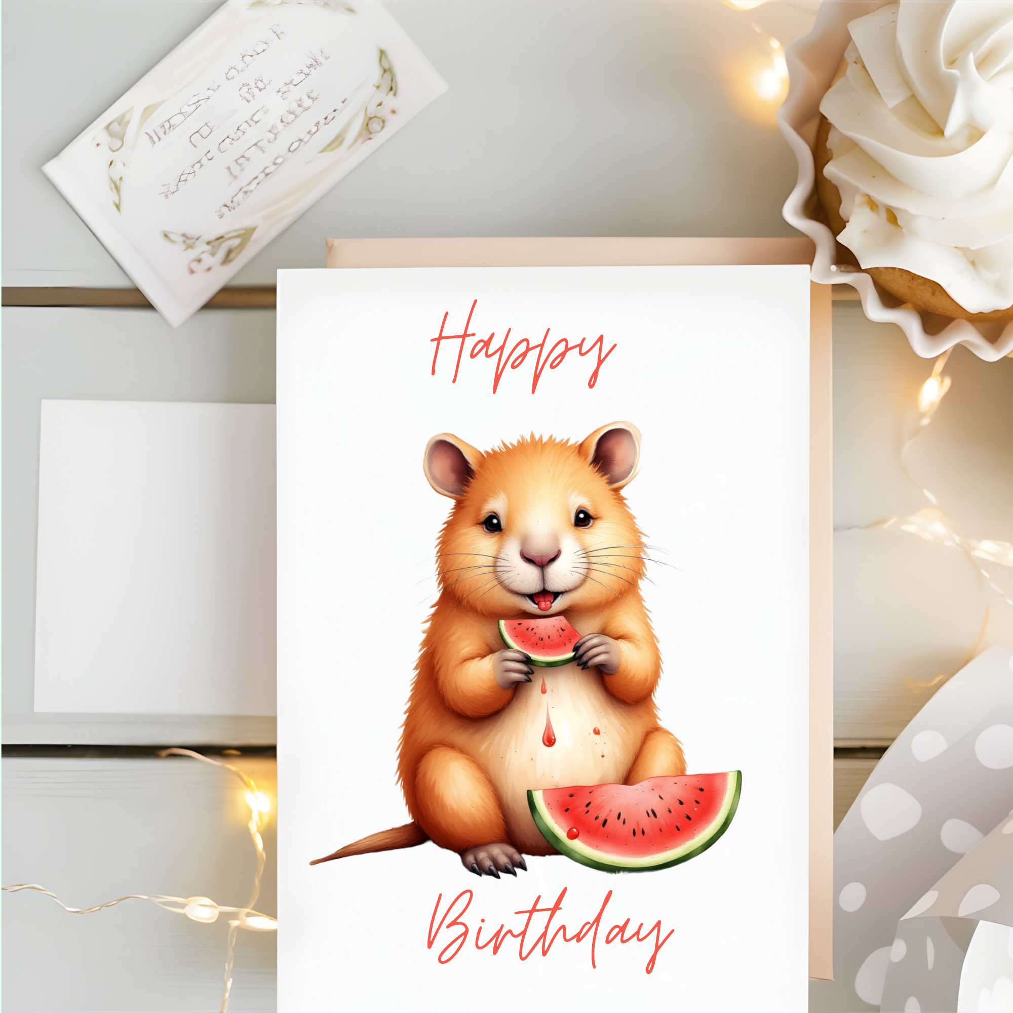 Cute Capybara Clipart Bundle 2 Adorable PNGs Graphics Pack Instant Download Animal Clipart for Crafts | Commercial Use