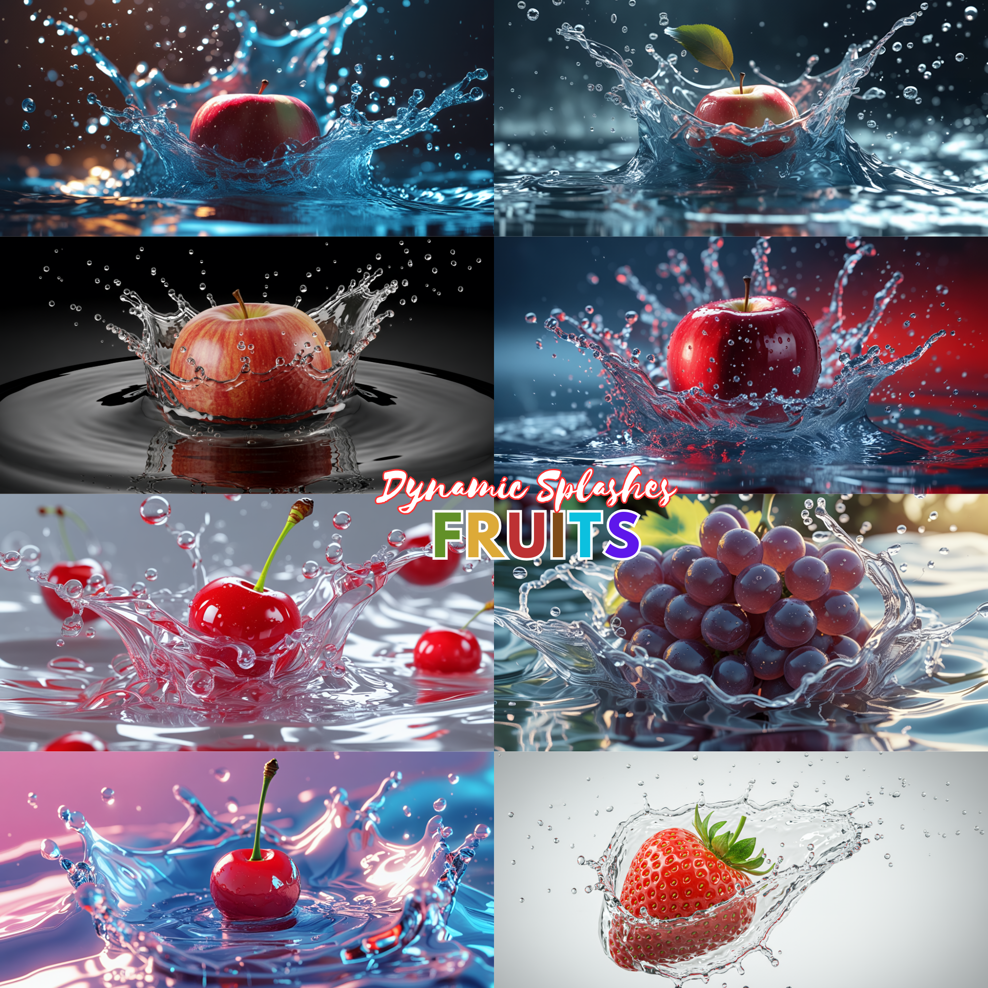 Juicy Drops & Vibrant Pops and Water Splashes, water splashes images, water images