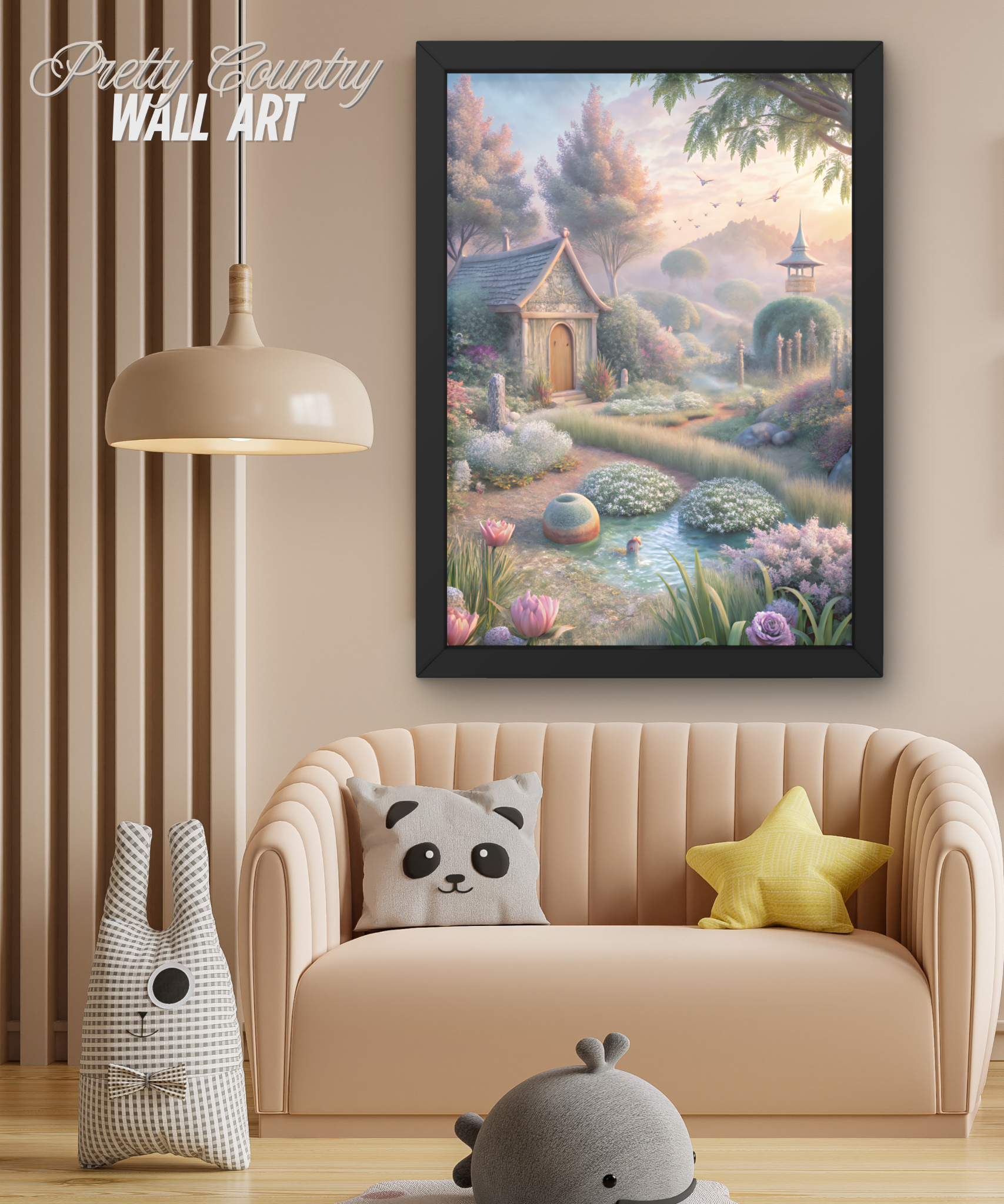 Pretty Country Wall Art. prints, flower prints, elegant prints, elegant art
