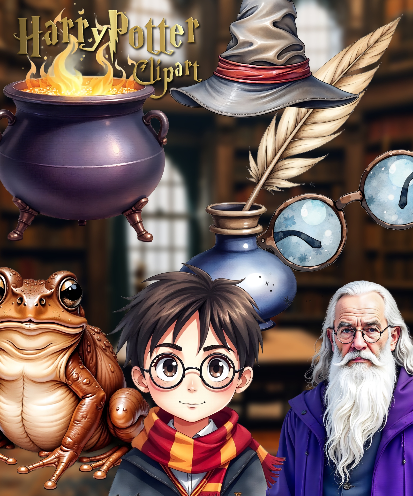 Harry Potter Clipart 1 Bundle, Harry potter clipart