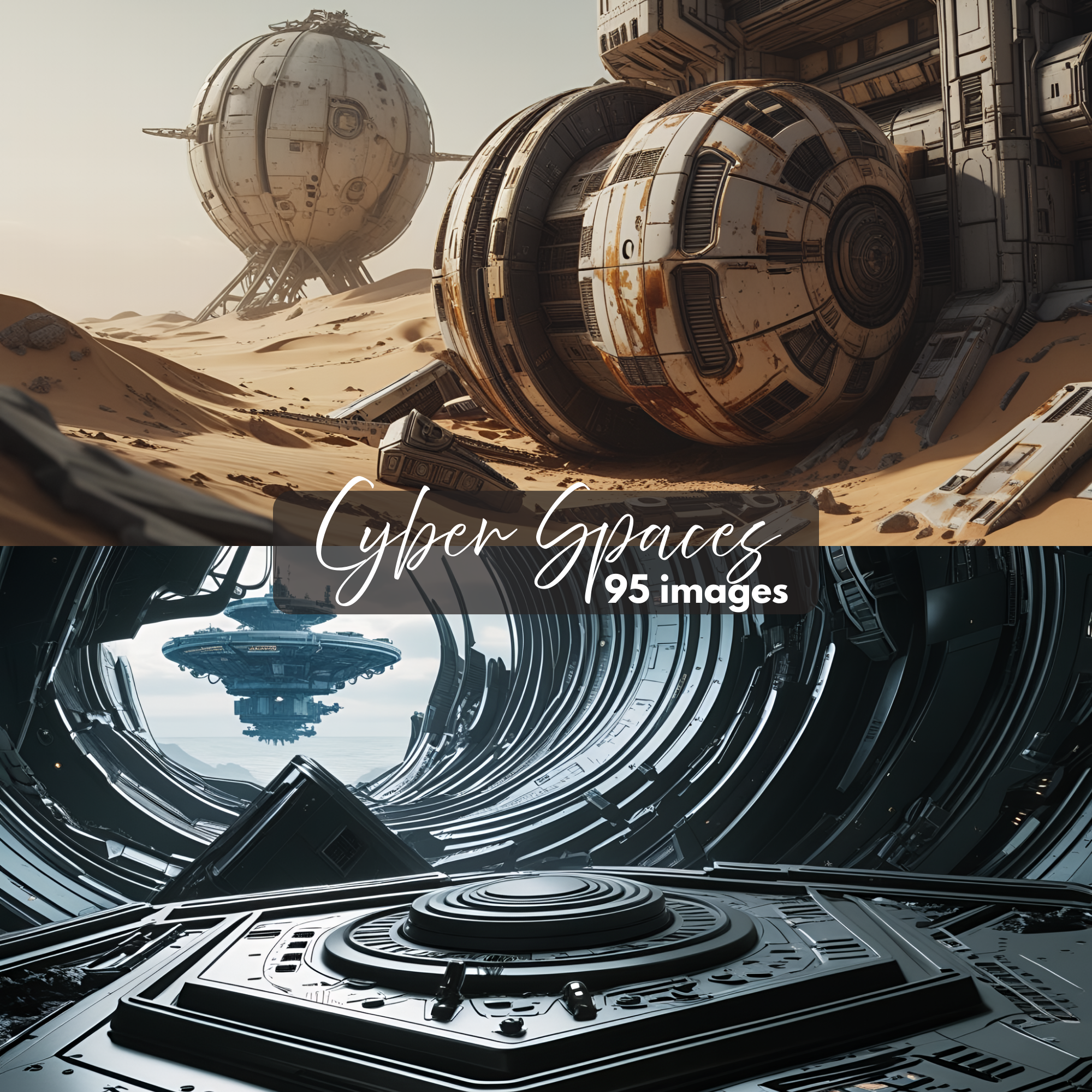 Cyber Places Cyberpunk & Sci-Fi Environment Digital Art | AI Wallpapers, futuristic images