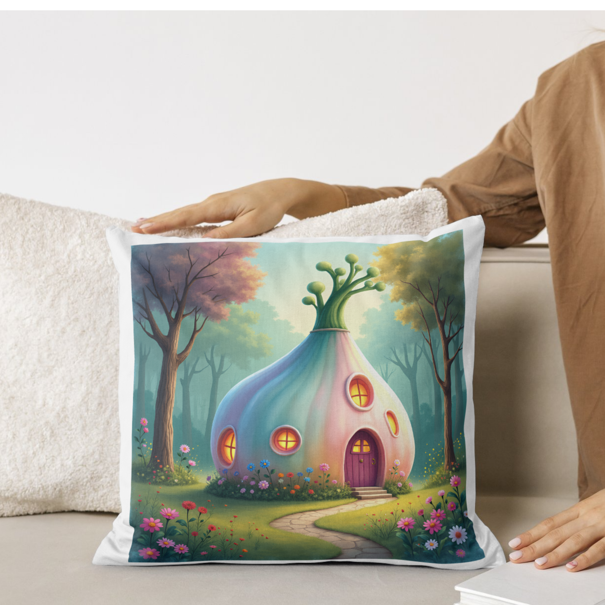 Enchanted Onion Fairy Houses Clipart Set, fairy images, fairy png