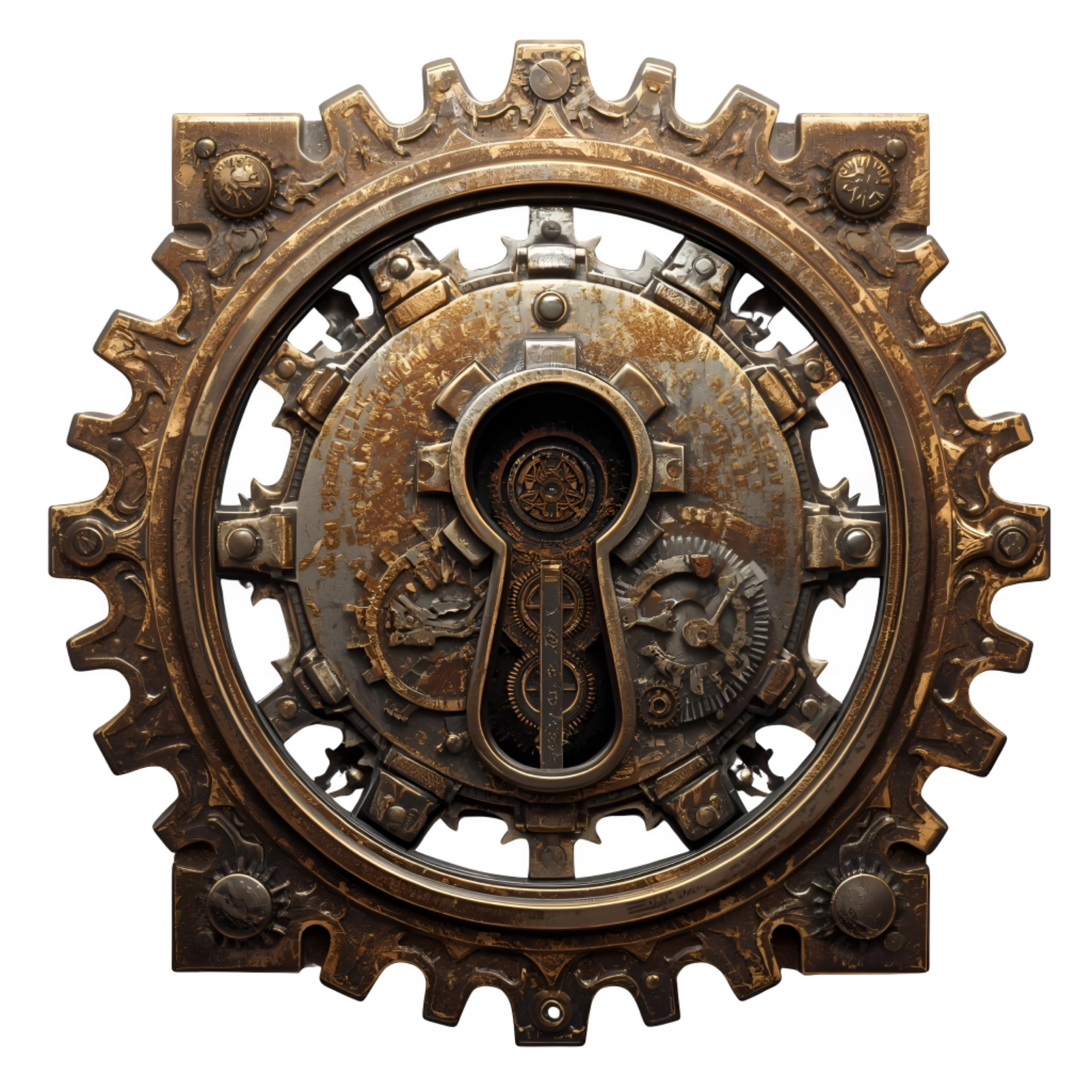 Steampunk Huge Elements Clipart Bundle, Vintage Gears & Clockwork, Industrial Digital Elements, Mechanical Parts, Junk Journal