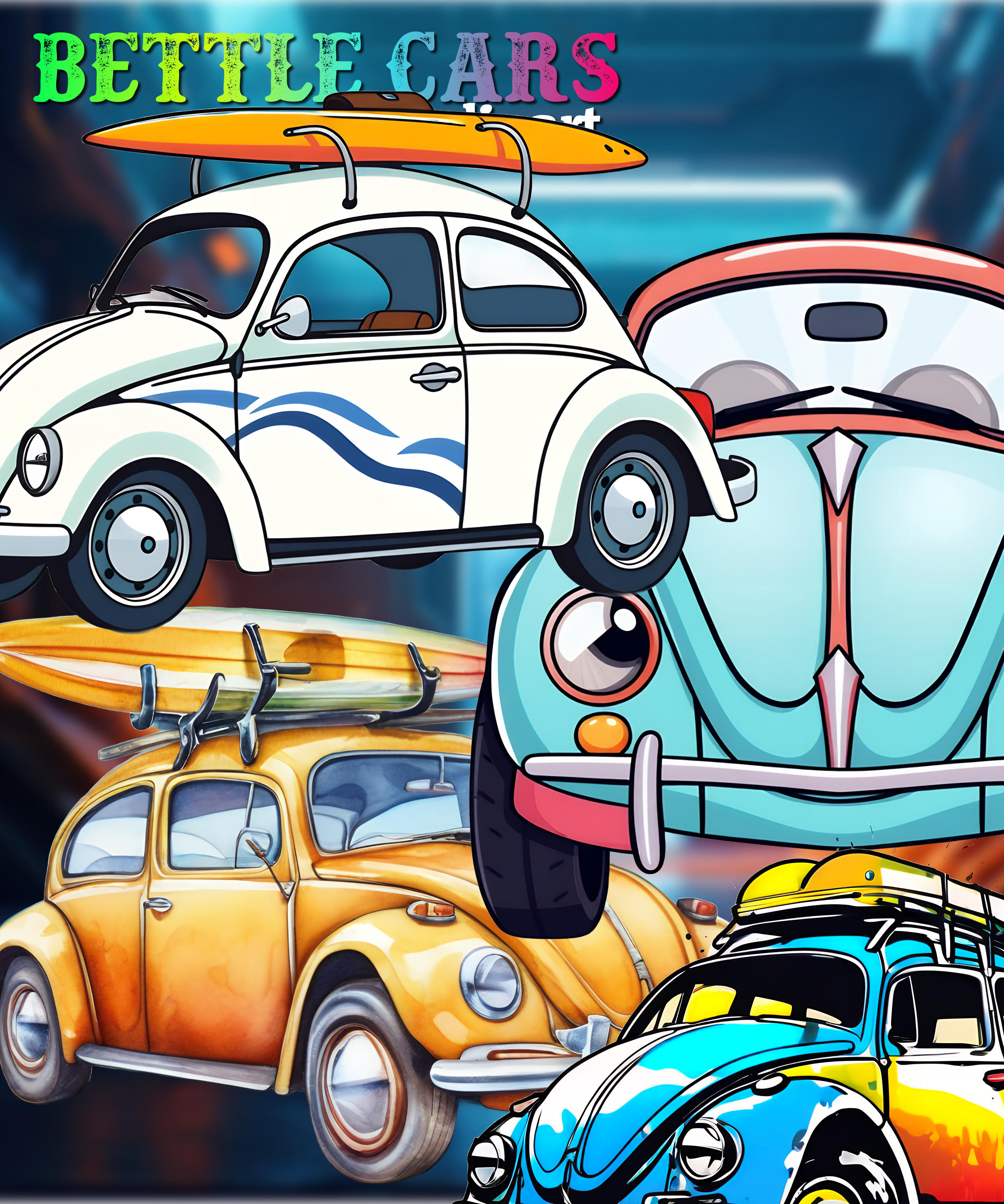 Bettle Cars Clipart, clipart, cars clipart