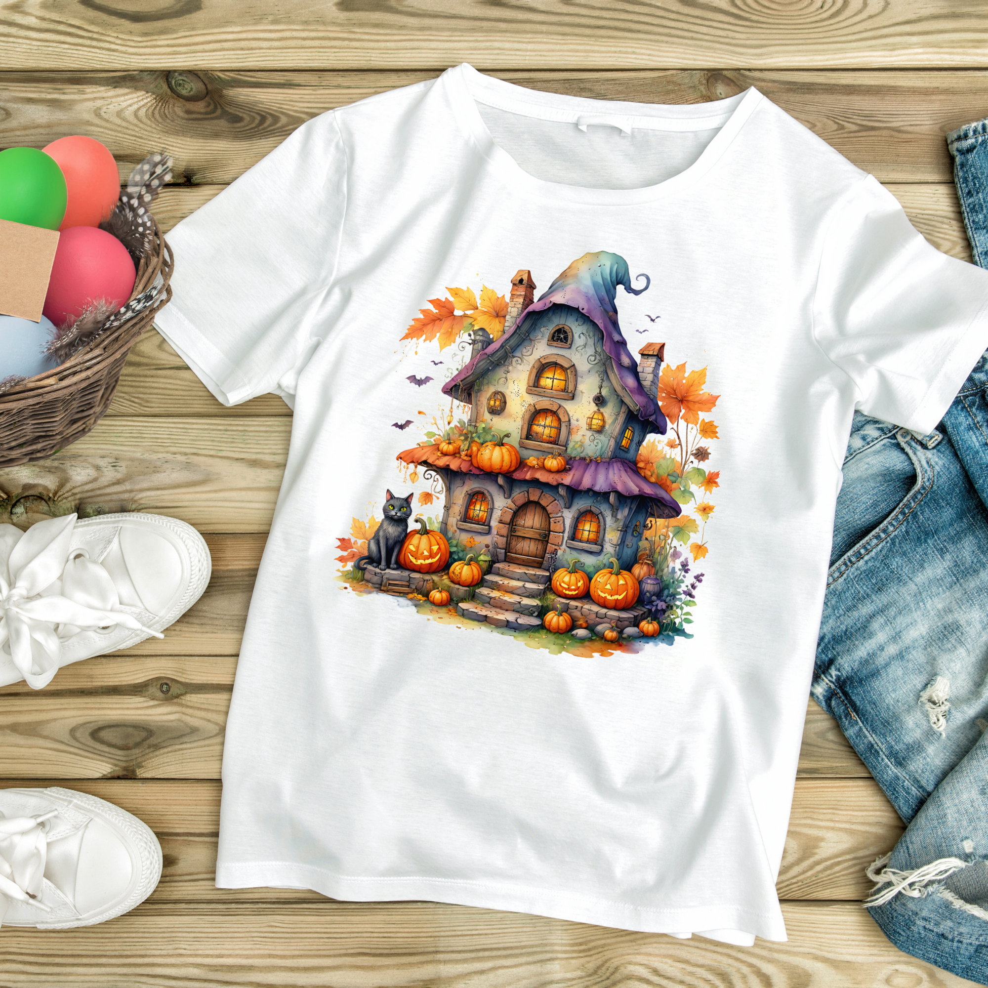 Enchanted Spooky Houses Clipart,Halloween & Fantasy Crafts, halloween cliparts