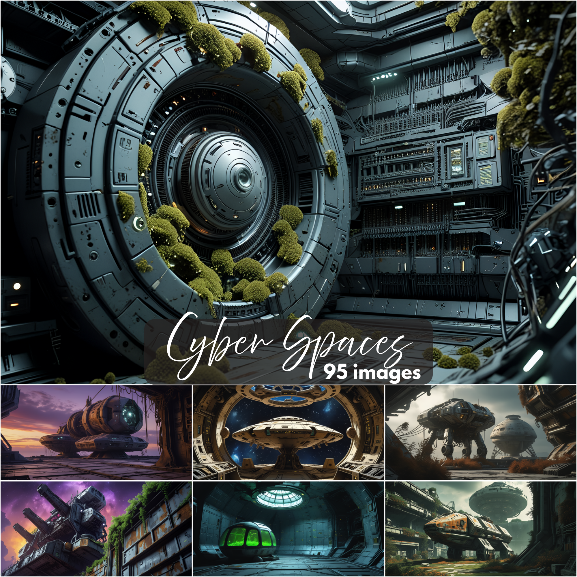 Cyber Places Cyberpunk & Sci-Fi Environment Digital Art | AI Wallpapers, futuristic images