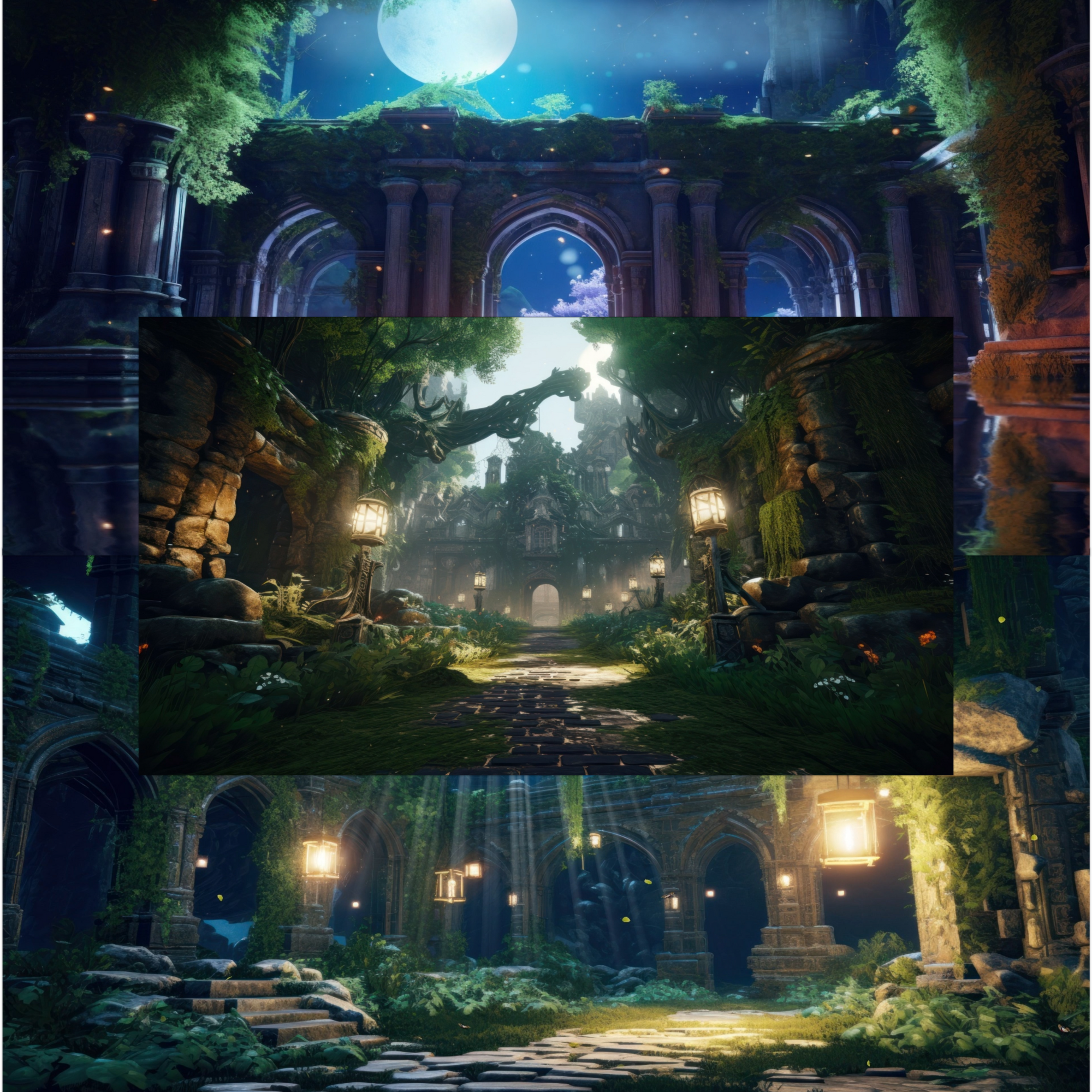 Ancient Animated Backgrounds, Animated Videos, Loop videos, twitch, animated overlays, 3d animations, screensavers, animated wallpaper