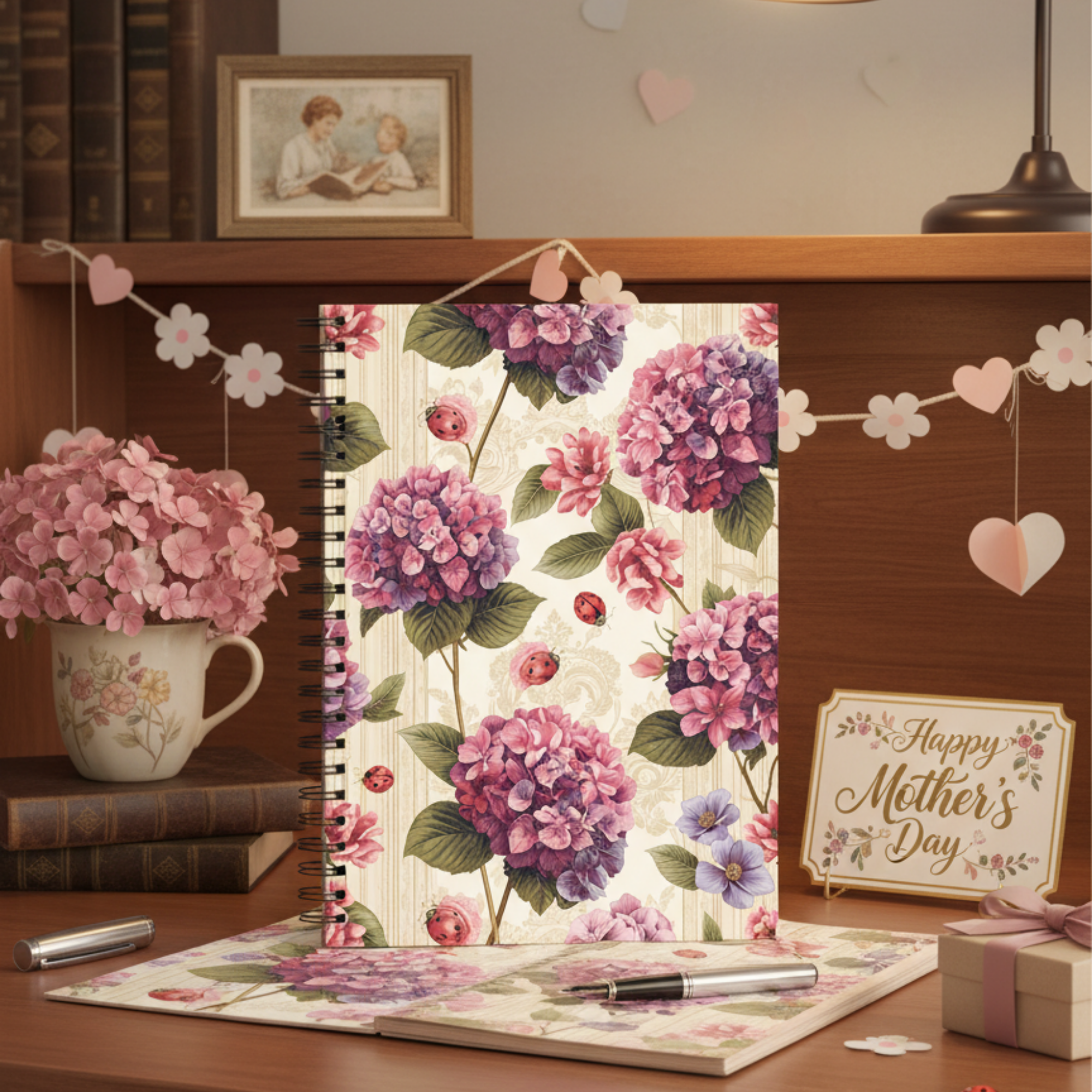 FREE Vintage Floral Digital Papers | Free Enchanted Garden Backgrounds PNG Journal Pages Flowers