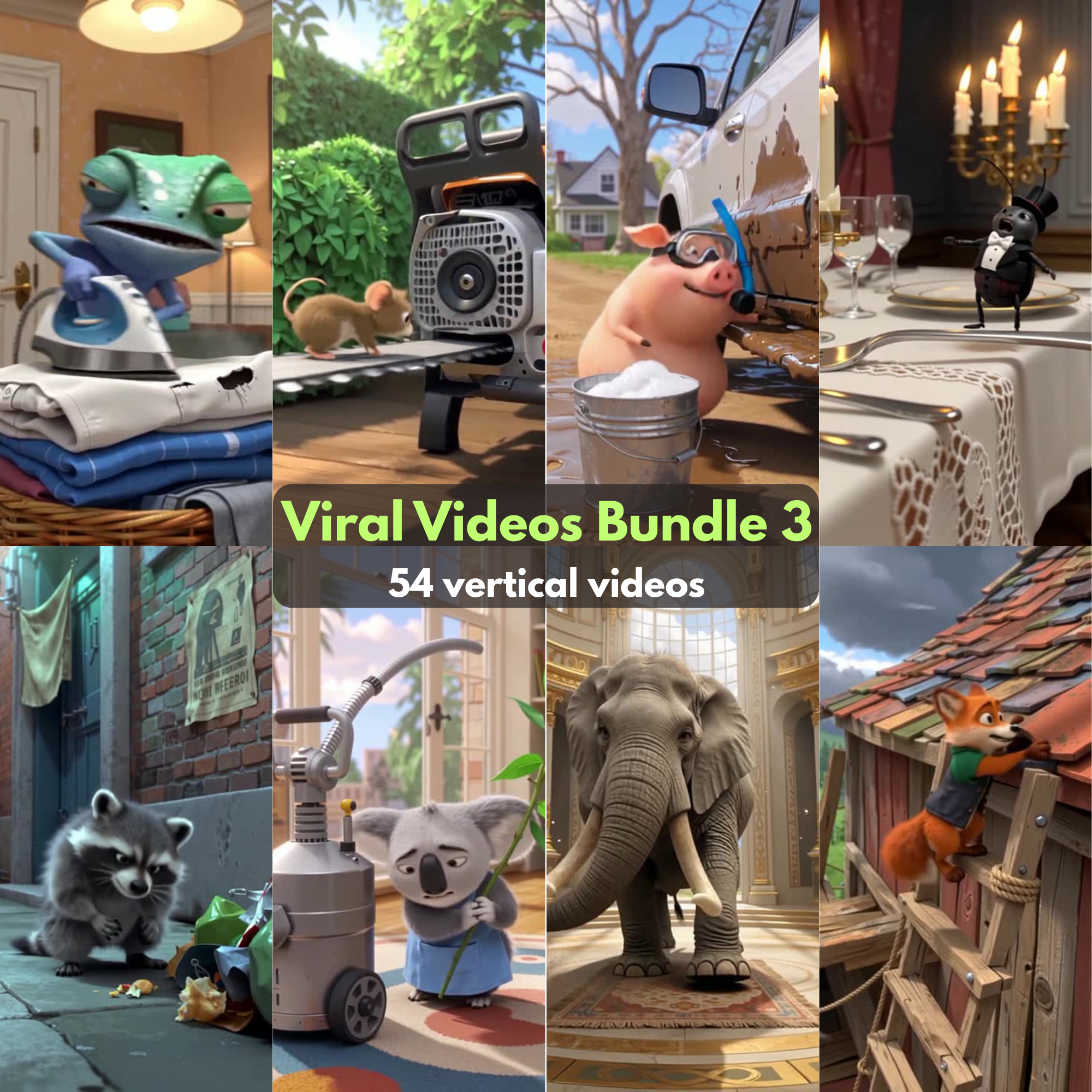 Viral Video Pack Ads VOL 3 | Bundle Videos for Your Social Media Growth TikTok & Reels Video Kit