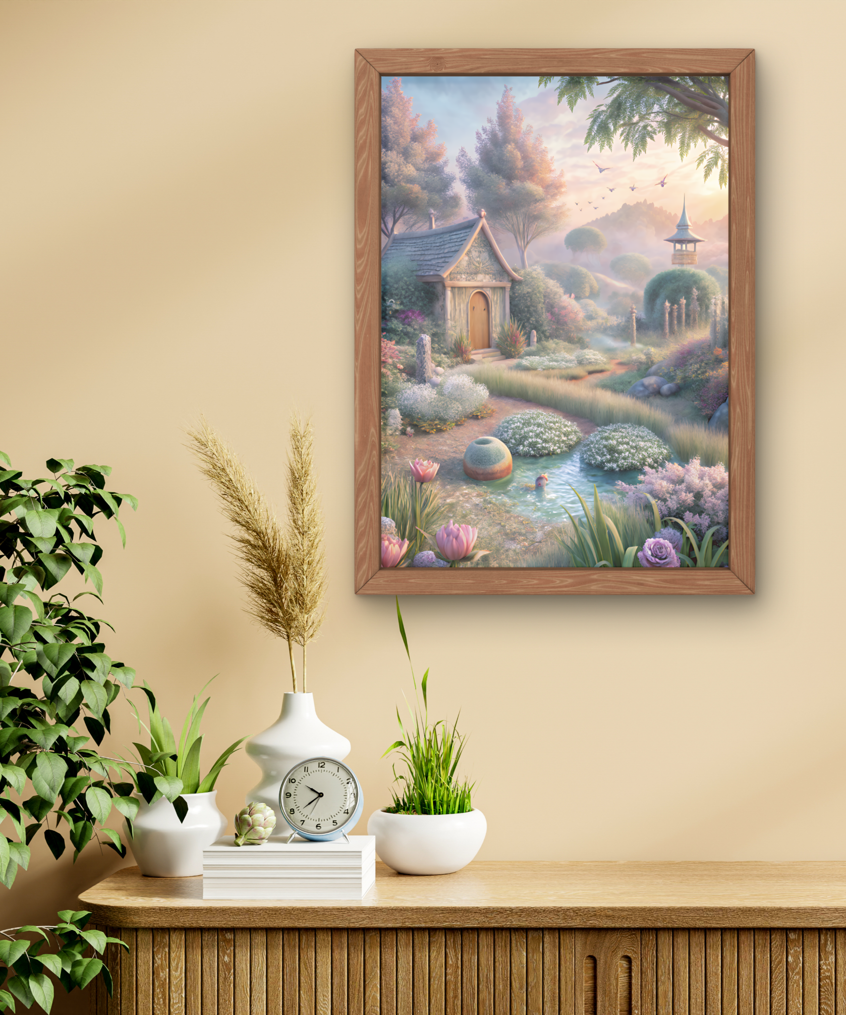 Pretty Country Wall Art. prints, flower prints, elegant prints, elegant art