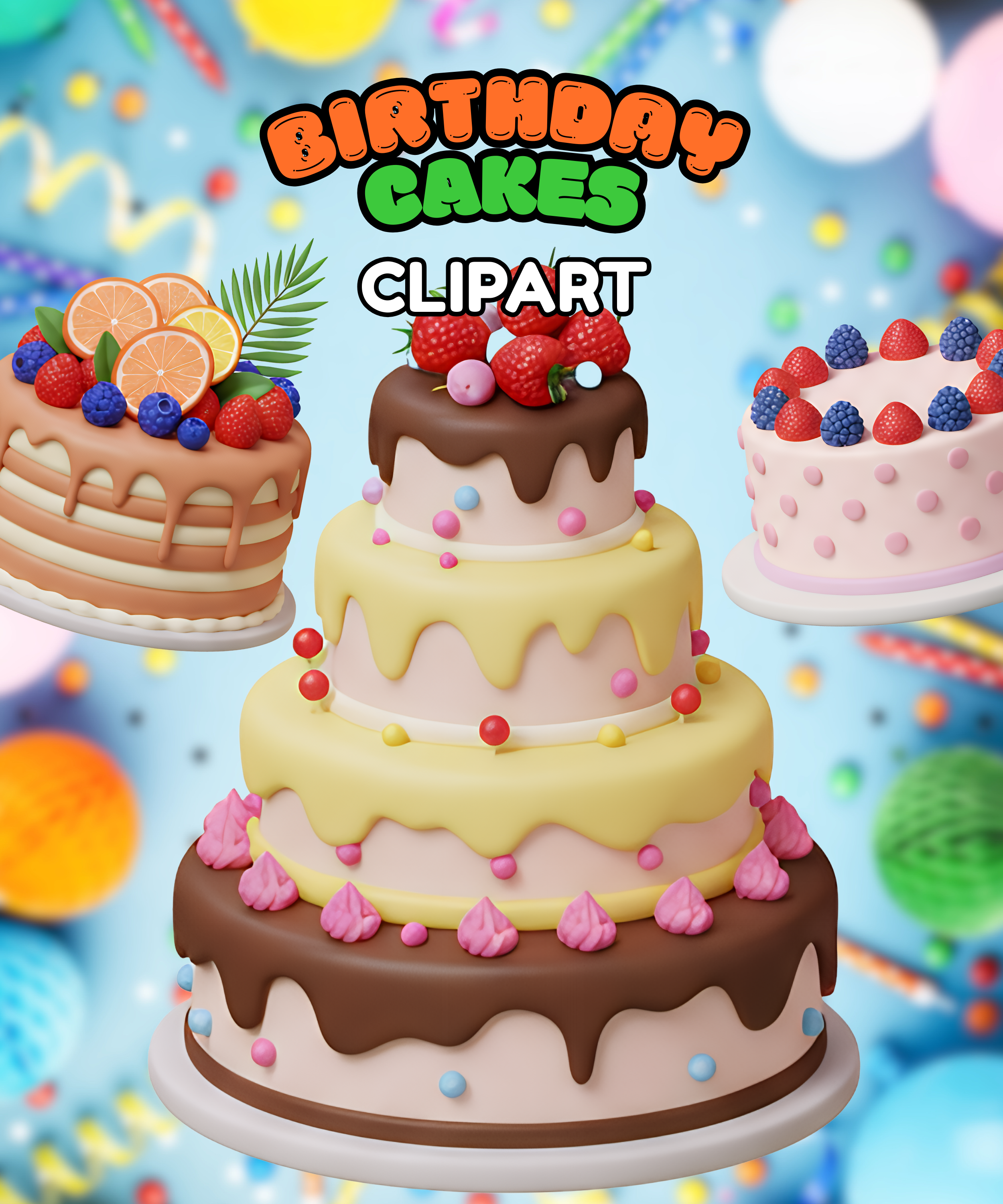 Birthday Cake Clipart,Happy Birthday Image