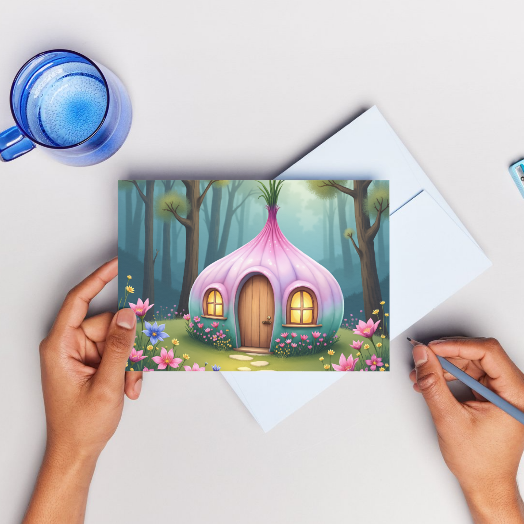 Enchanted Onion Fairy Houses Clipart Set, fairy images, fairy png