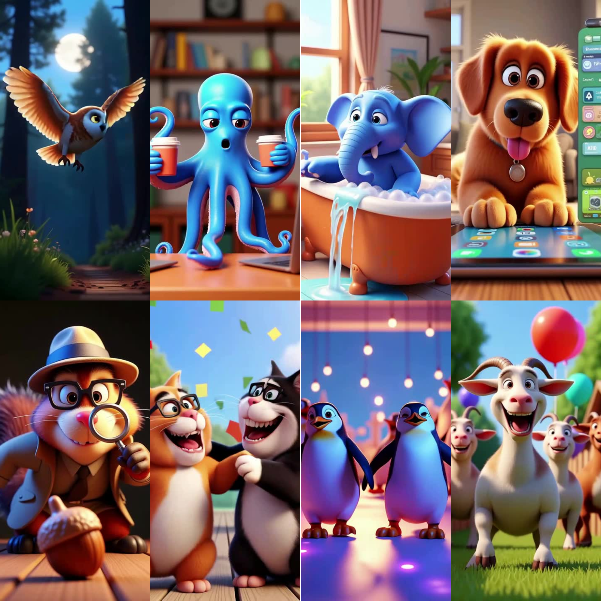 Viral Video Pack Ads 2 | Bundle Videos for Your Social Media Growth TikTok & Reels Funny Animated Animal Clips Social Media Content Creation