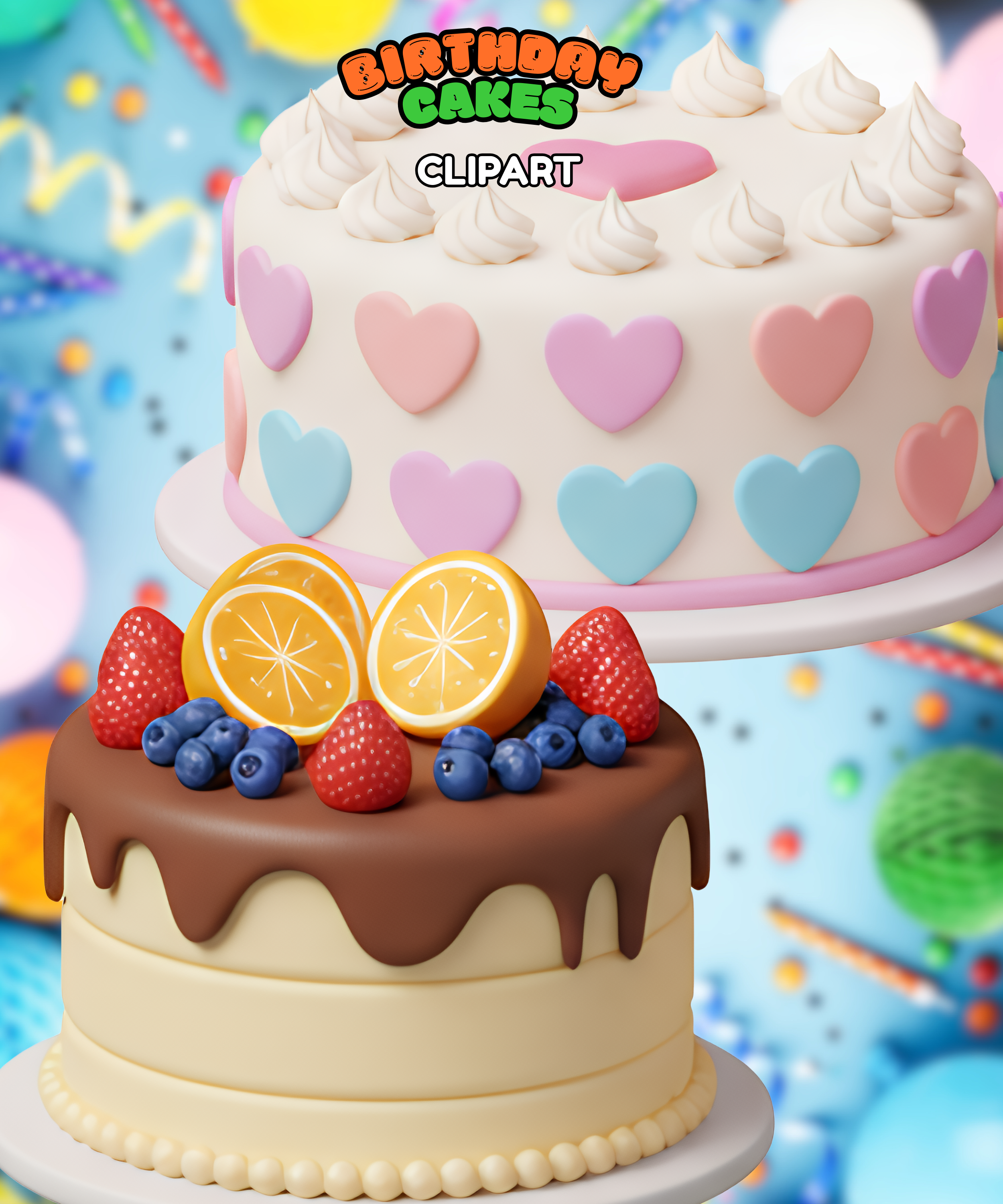 Birthday Cake Clipart,Happy Birthday Image