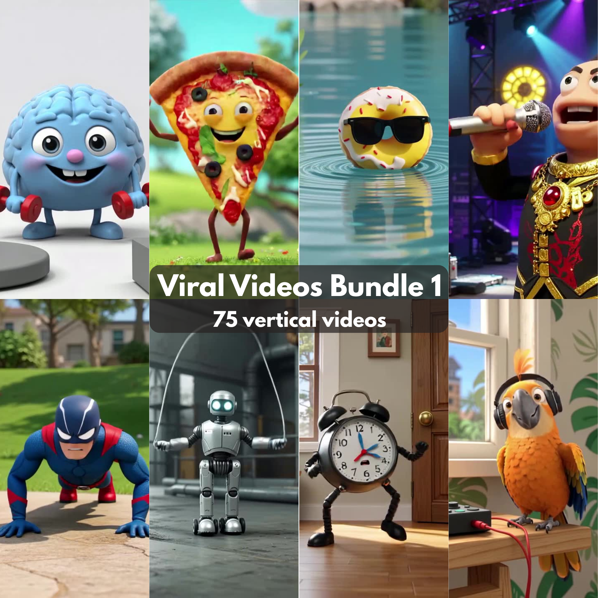 Viral Video Pack Ads | Bundle Videos for Your Social Media Growth TikTok & Reels Video Kit