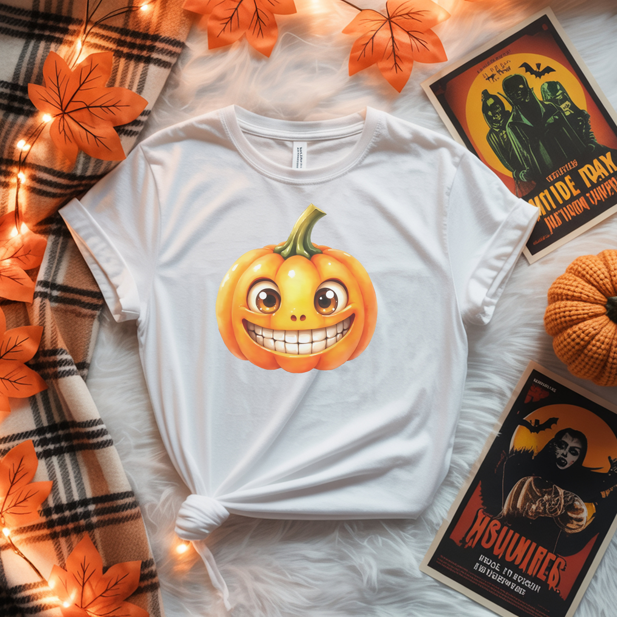 Mad Halloween Pumpkins Clipart Bundle Spooky Jack-O'-Lantern PNGs Sublimation Images