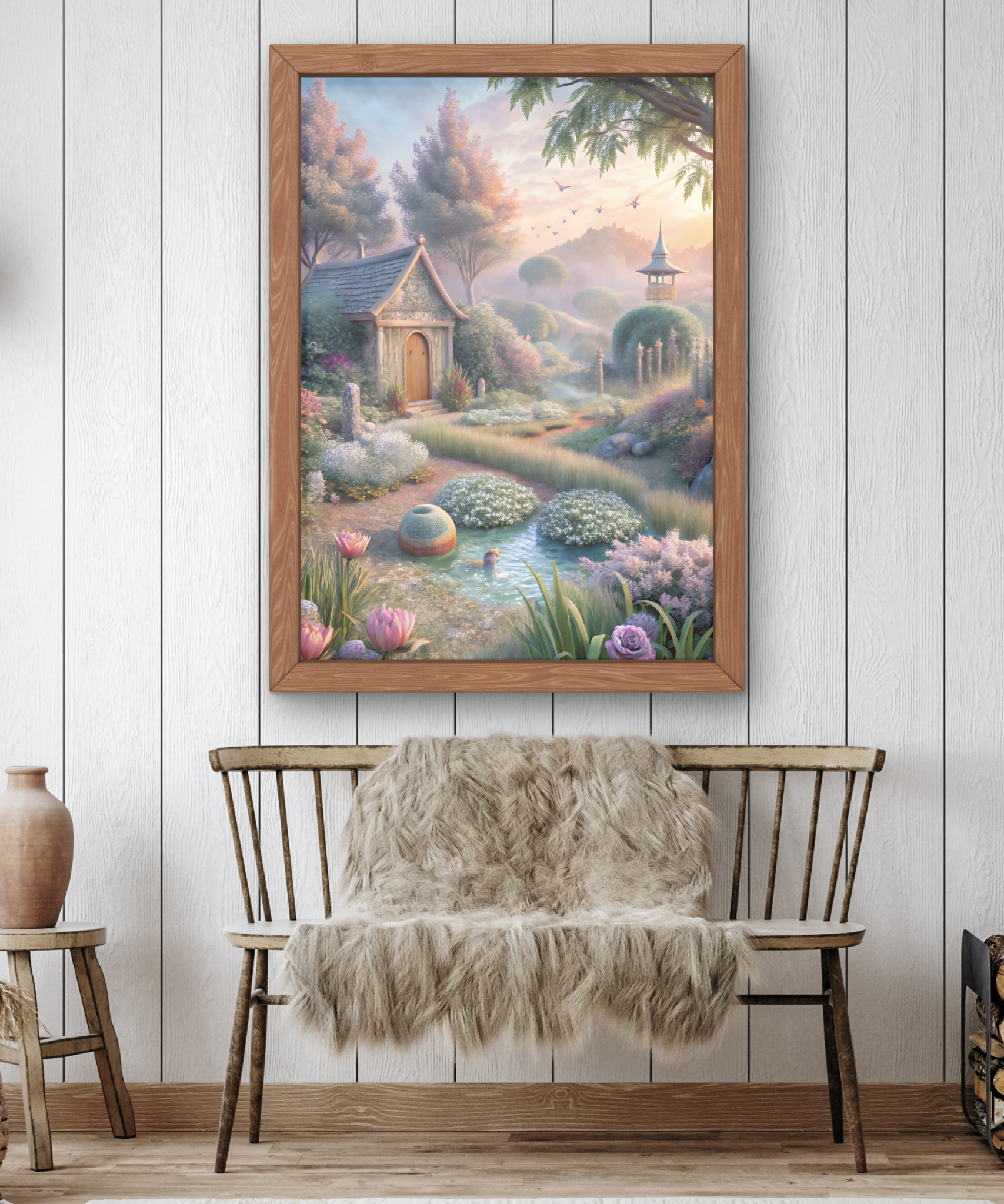 Pretty Country Wall Art. prints, flower prints, elegant prints, elegant art