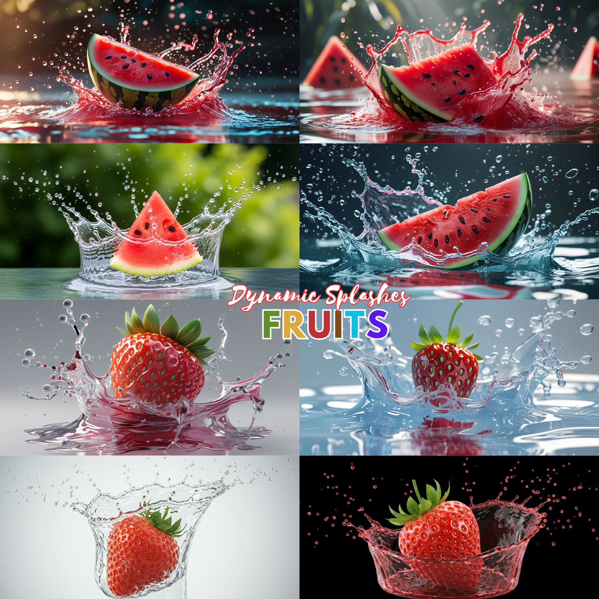 Juicy Drops & Vibrant Pops and Water Splashes, water splashes images, water images
