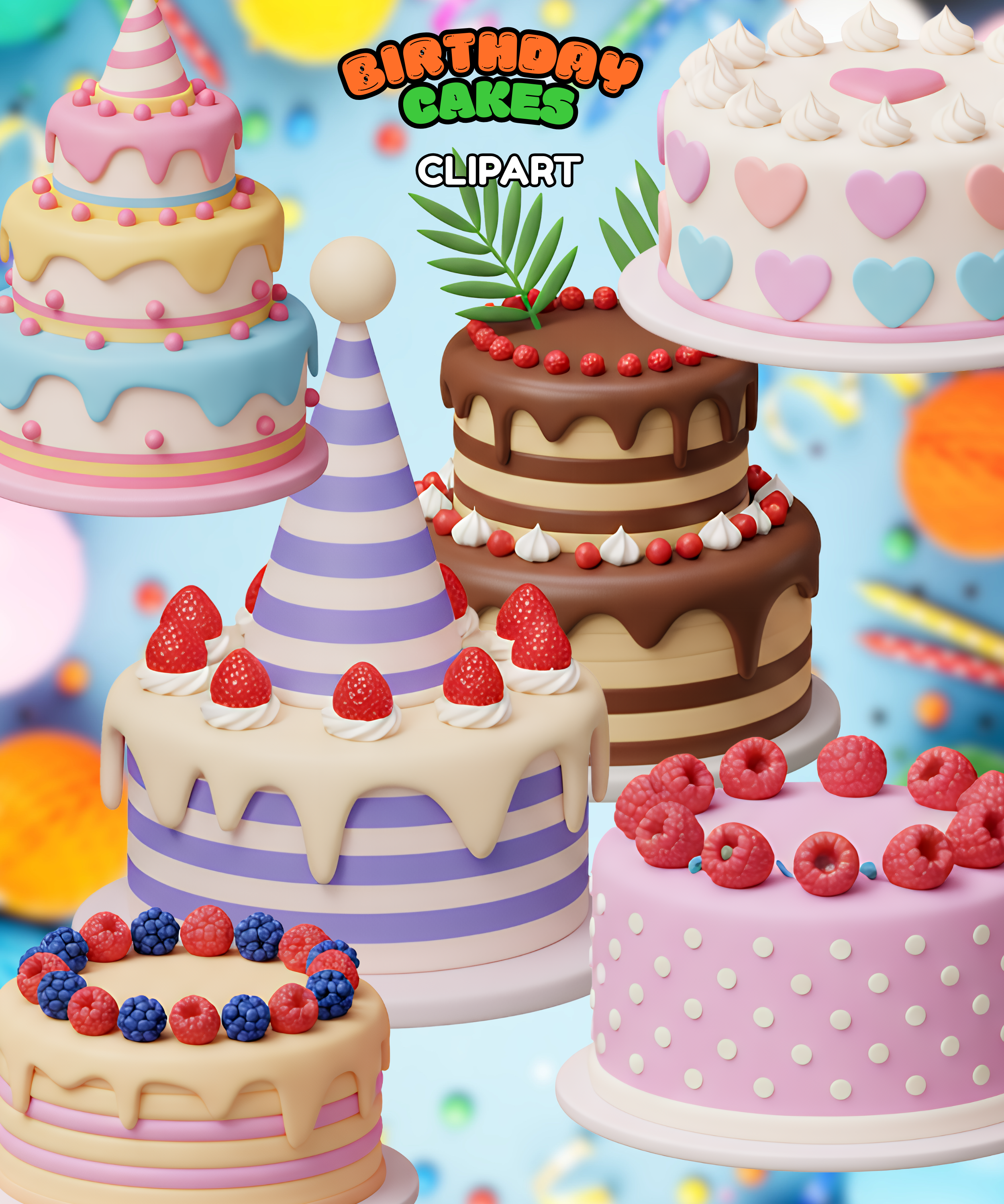 Birthday Cake Clipart,Happy Birthday Image