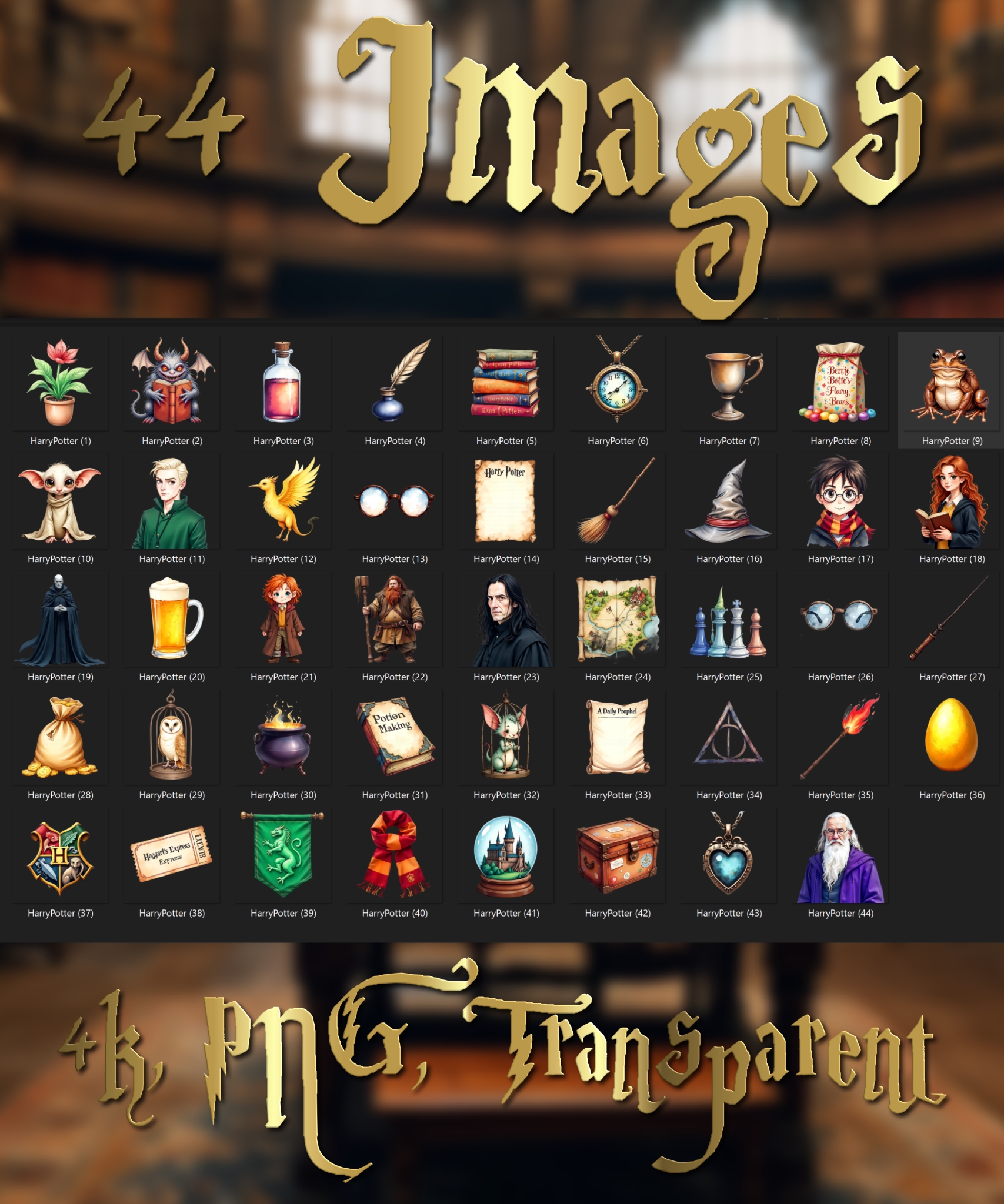 Harry Potter Clipart 1 Bundle, Harry potter clipart