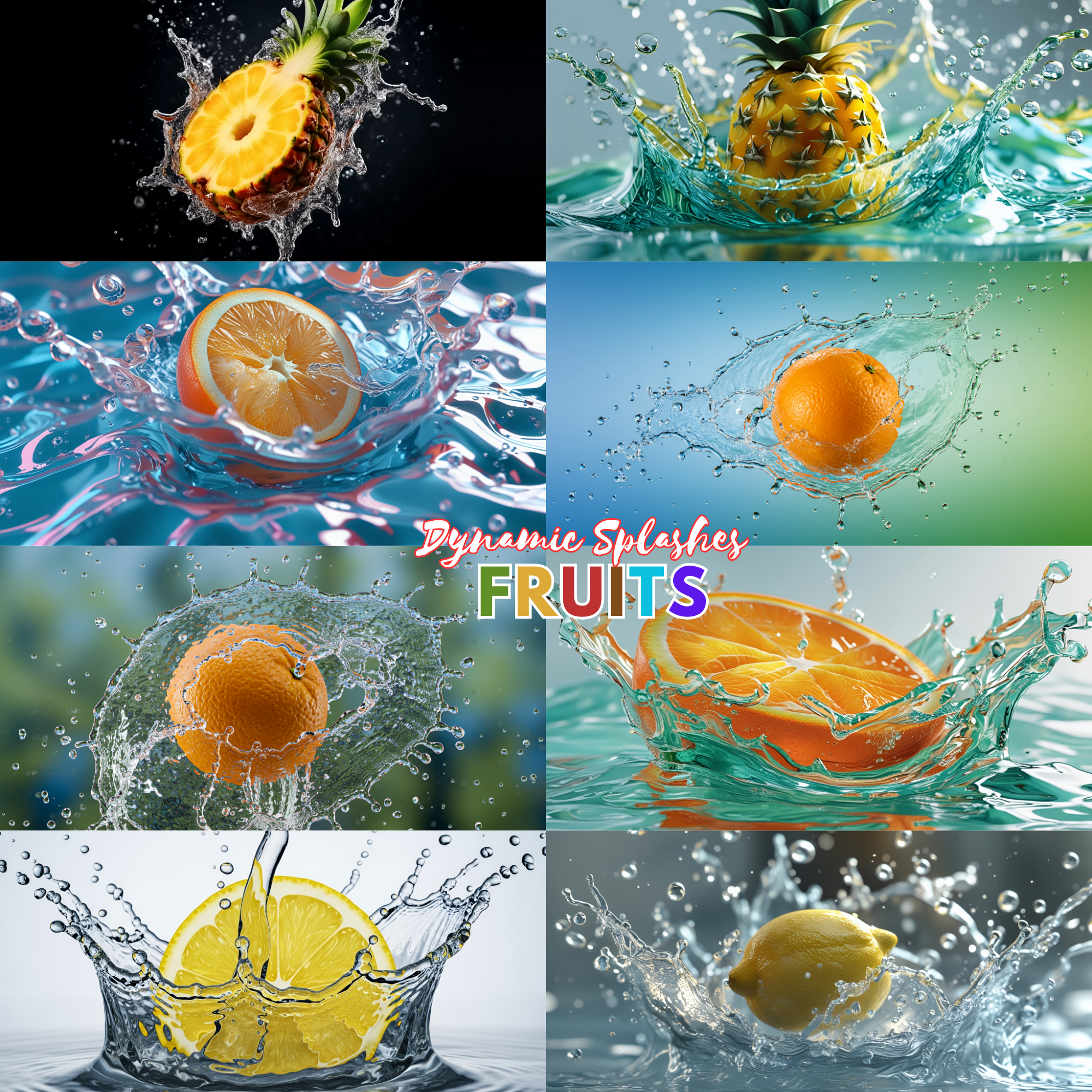 Juicy Drops & Vibrant Pops and Water Splashes, water splashes images, water images