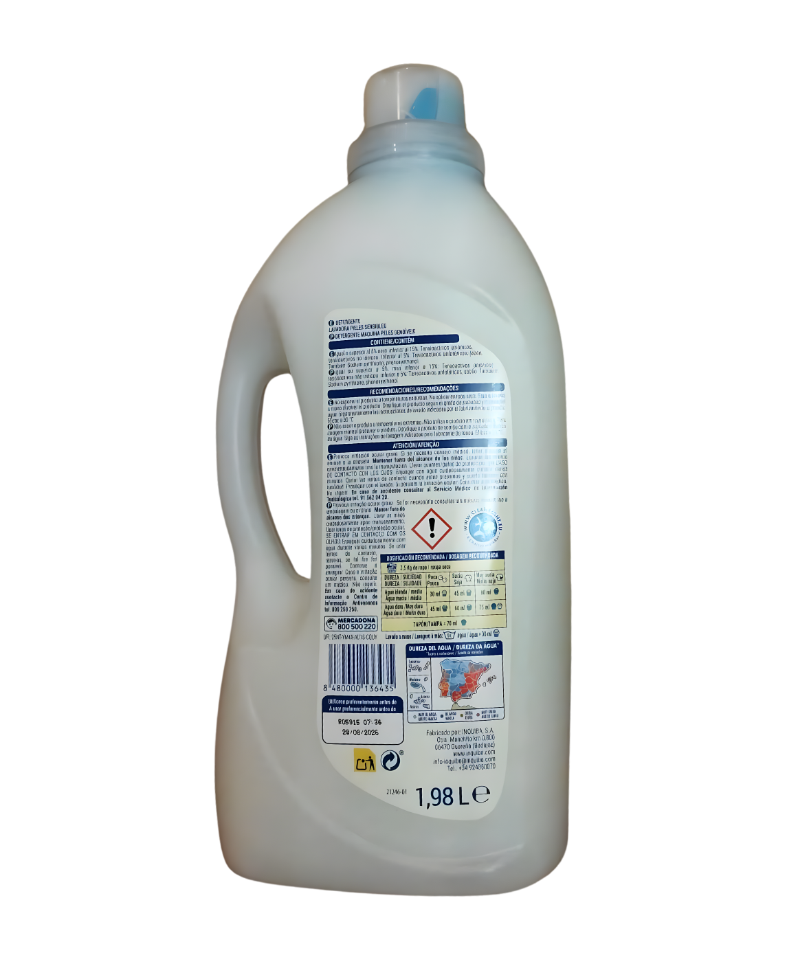 Płyn do prania Pieles Sensibles