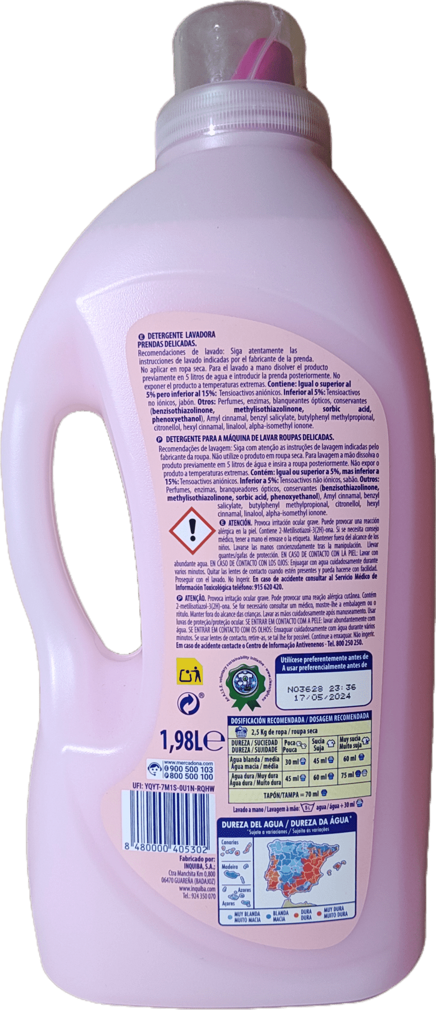 Płyn do prania Prendas Delicadas 