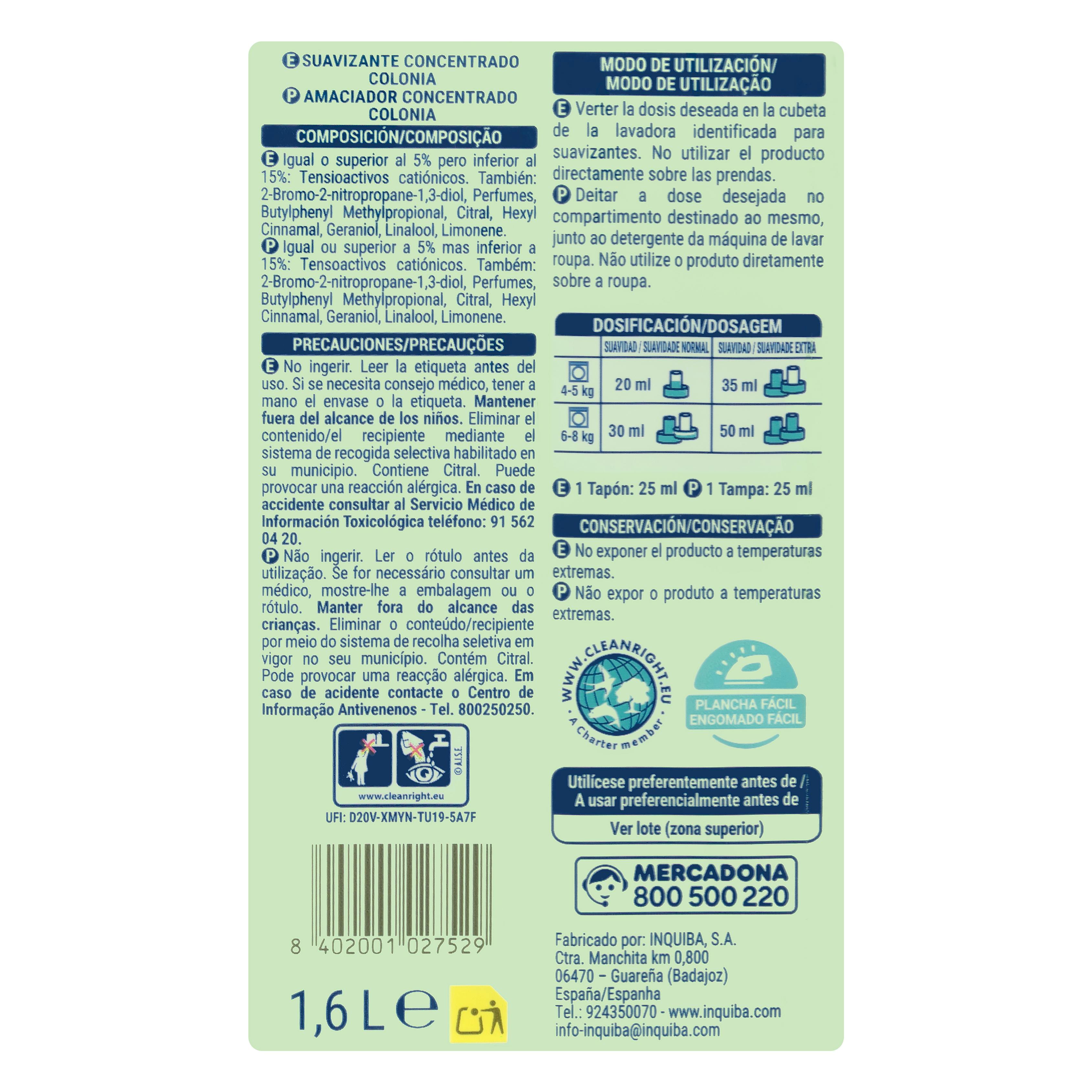 Koncentrat Colonia Hipoalergenico