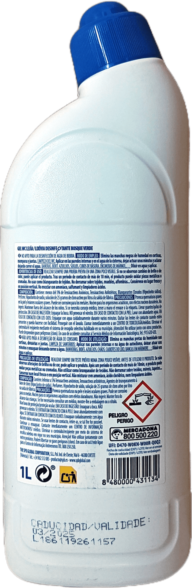 Żel do WC Lejia Lixivia 1L