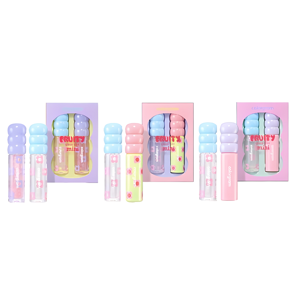 Tinte Labial Fruity Glass Tint Mini Duo Set - COLORGRAM