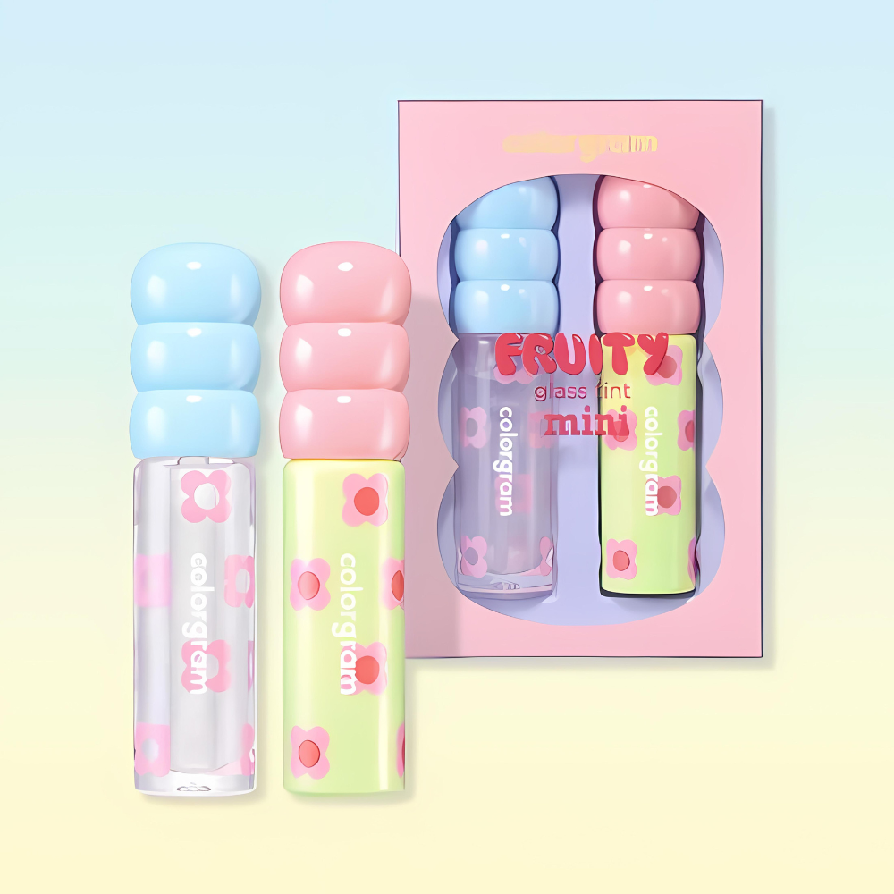 Tinte Labial Fruity Glass Tint Mini Duo Set - COLORGRAM