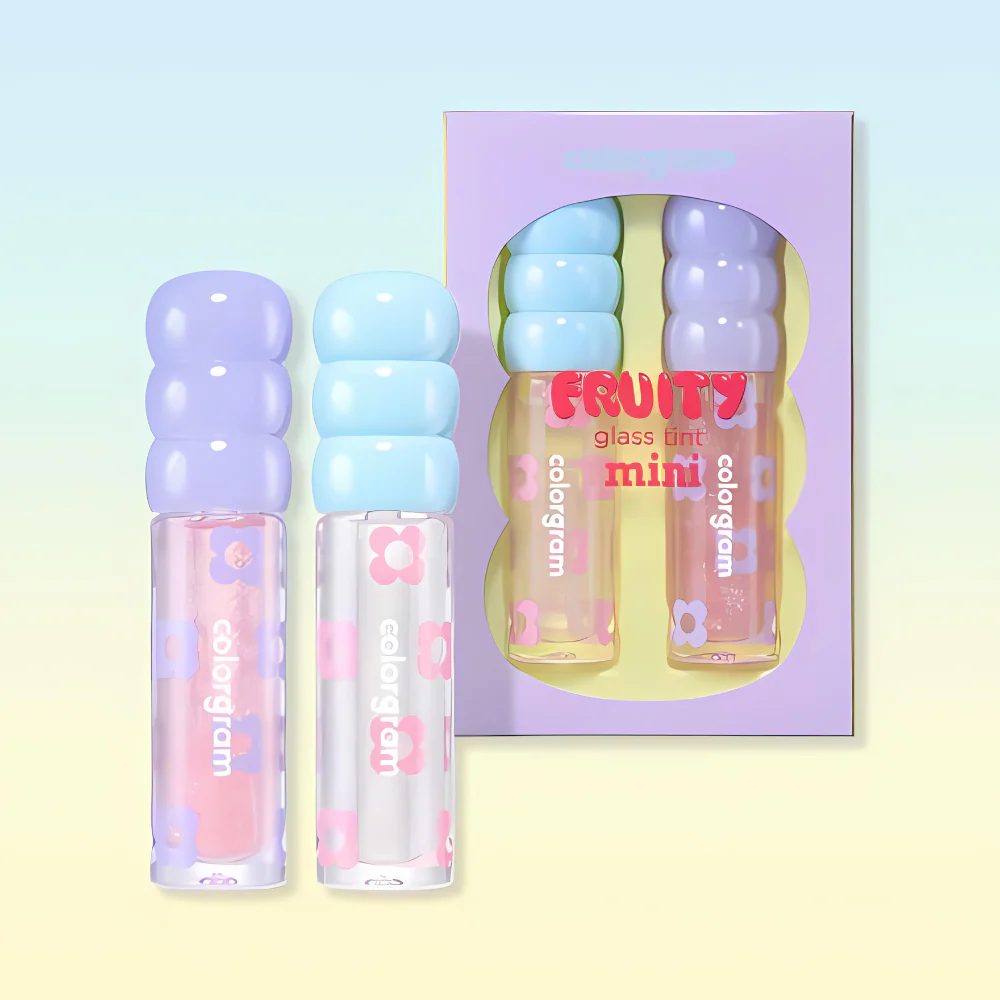 Tinte Labial Fruity Glass Tint Mini Duo Set - COLORGRAM