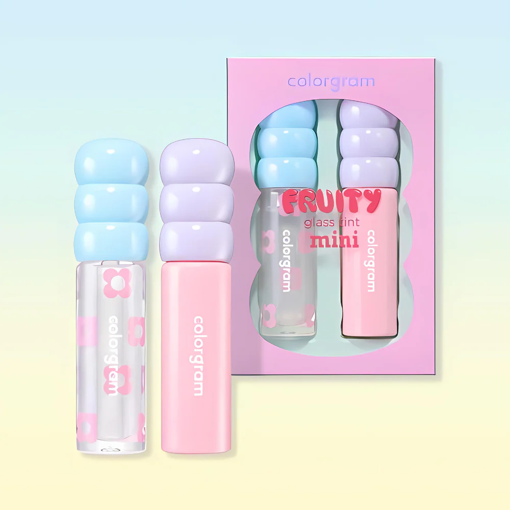 Tinte Labial Fruity Glass Tint Mini Duo Set - COLORGRAM