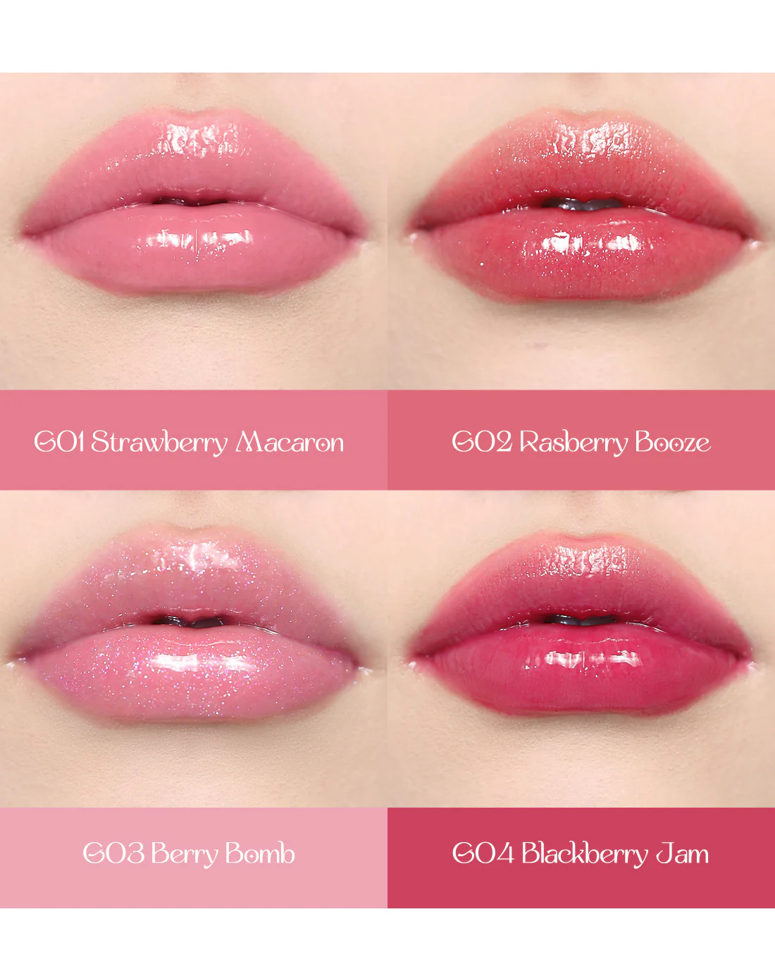 Violet Strawberry Rococo Glowy Lip Gloss
