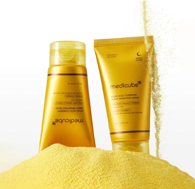 MEDICUBE Kojic Acid Turmeric Night Wrapping Mask 75 ml