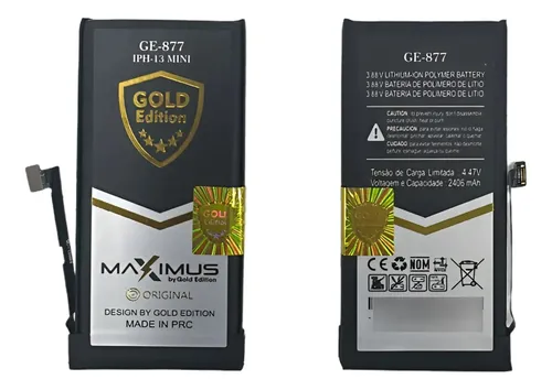 Bateria para Iphone 13 mini Gold Edition Modelo GE-877