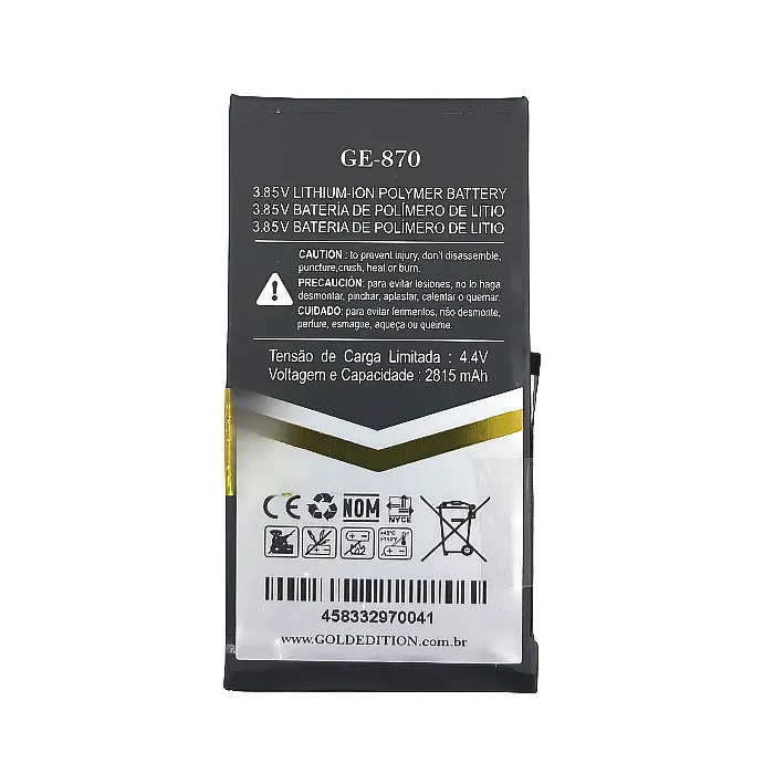 Bateria para Iphone 12 Gold Edition Modelo GE-870