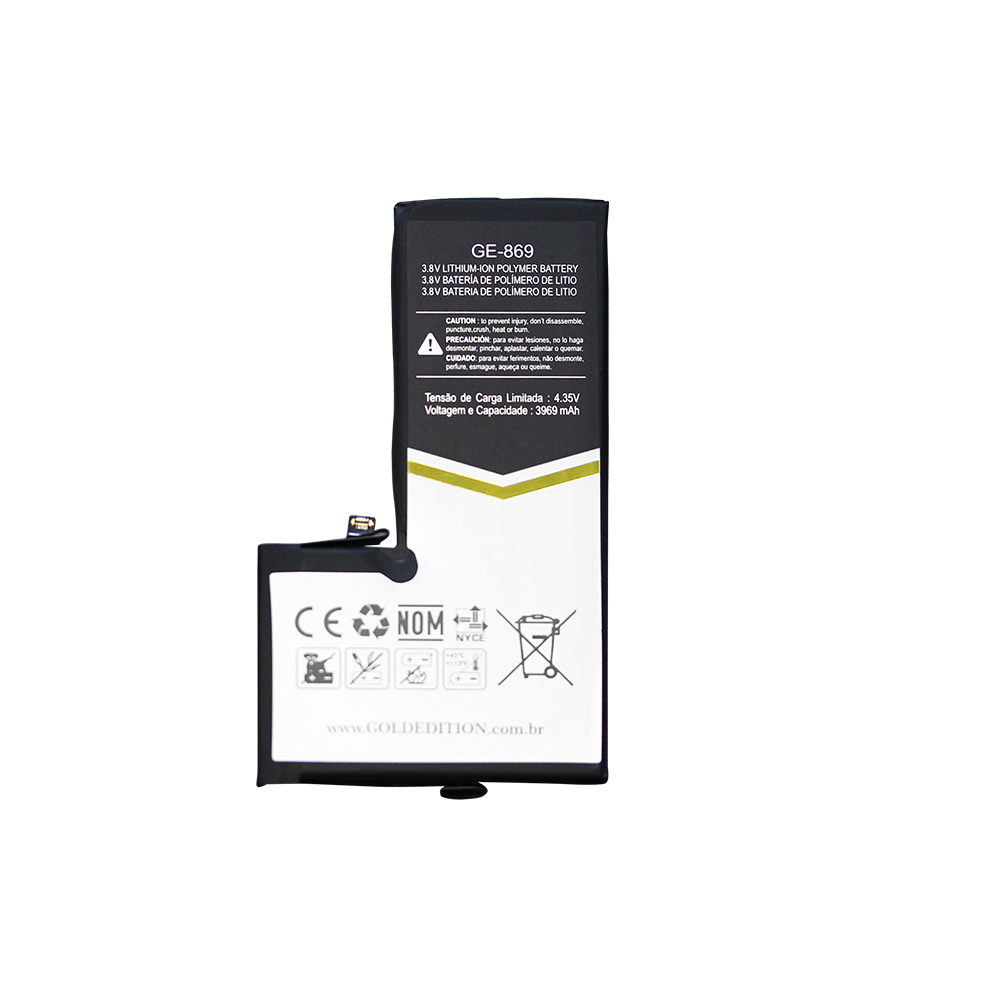 Bateria para Iphone 11 PRO MAX Gold Edition Modelo GE-869