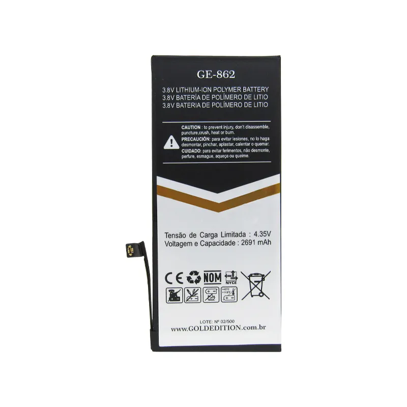 Bateria para Iphone 8 Plus Gold Edition Modelo GE-862