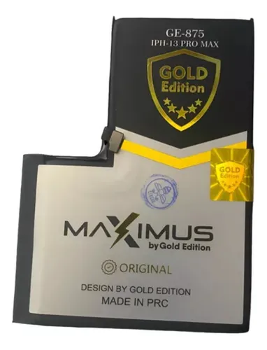 Bateria para Iphone 13 pro max Gold Edition Modelo GE-877