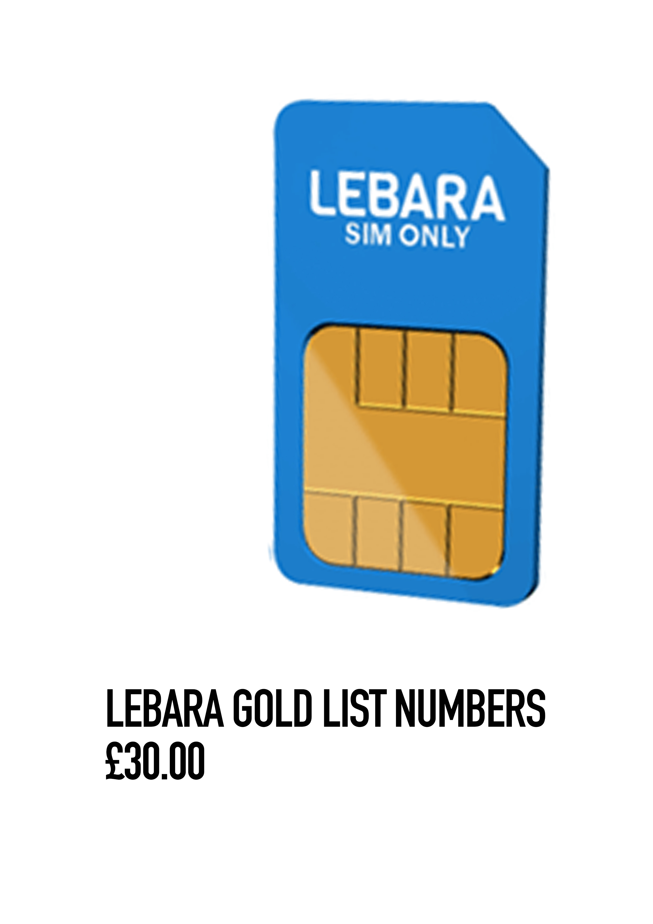 LEBARA GOLD NUMBERS LIST