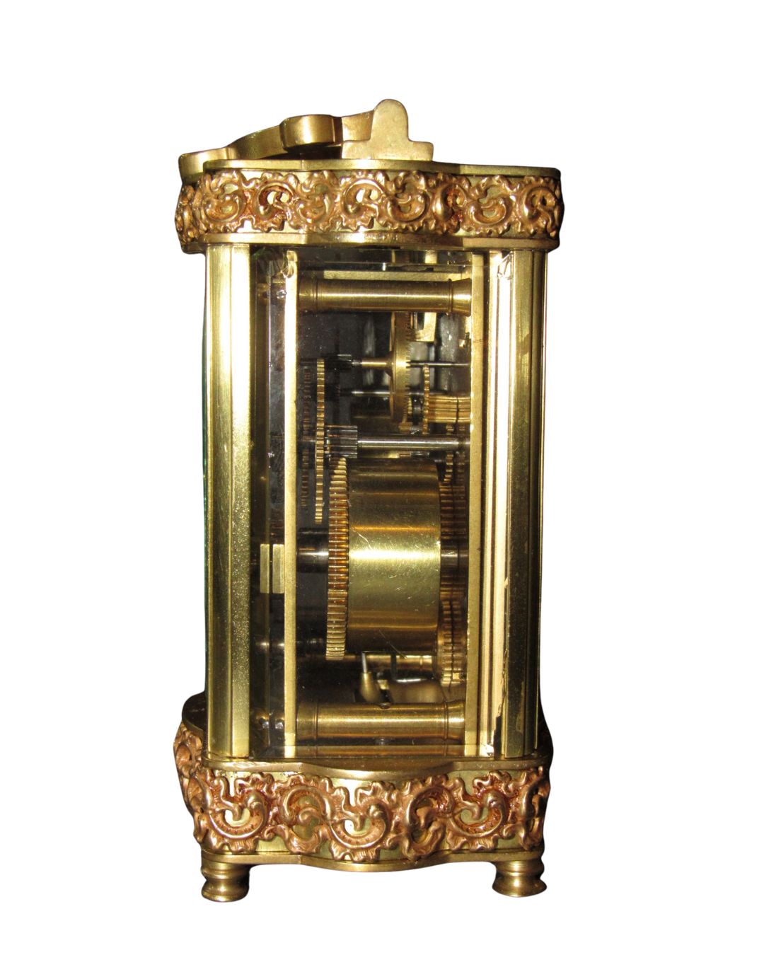 Reloj de mesa,  de bronce